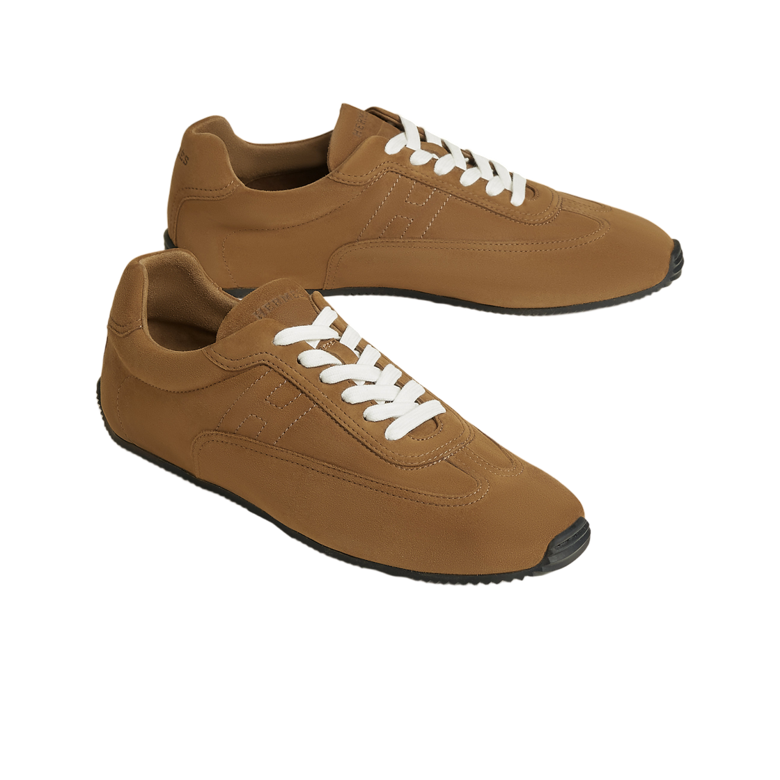에르메스 마스터 스니커즈 스웨이드 고트스킨 & 브룬 퓨메(Hermes Master Sneaker Suede Goatskin & Brun Fume) - 2