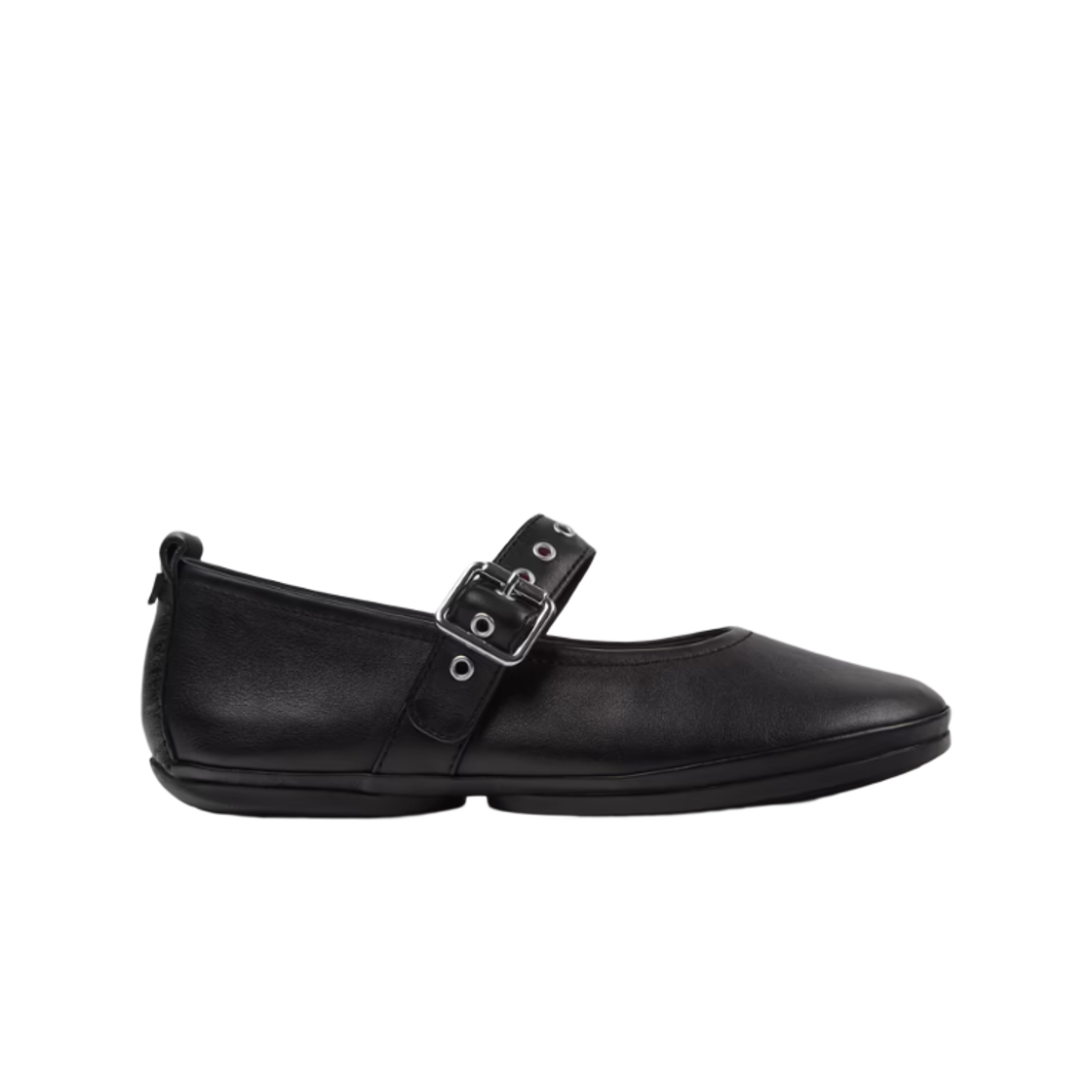 K201962-001 (W) Camper Right Nina Leather Ballerinas Black