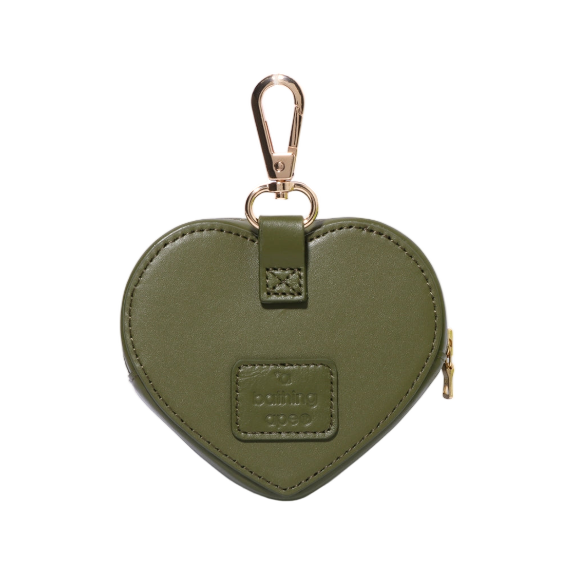 베이프 퍼스트 카모 하트 쉐이프 코인 케이스 그린(BAPE 1st Camo Heart Shaped Coin Case Green) - 2