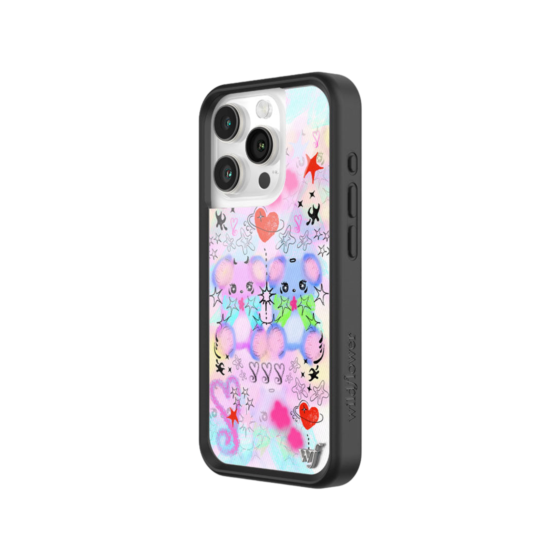 와일드플라워 아이폰 코튼 캔디 테디 케이스(Wildflower iPhone Cotton Candy Teddies Case) - 2