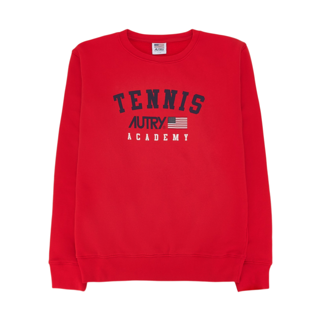 (W) 오트리 로고 아이콘 크루넥 스웨트셔츠 레드((W) Autry Logo Icon Crewneck Sweatshirt Red)