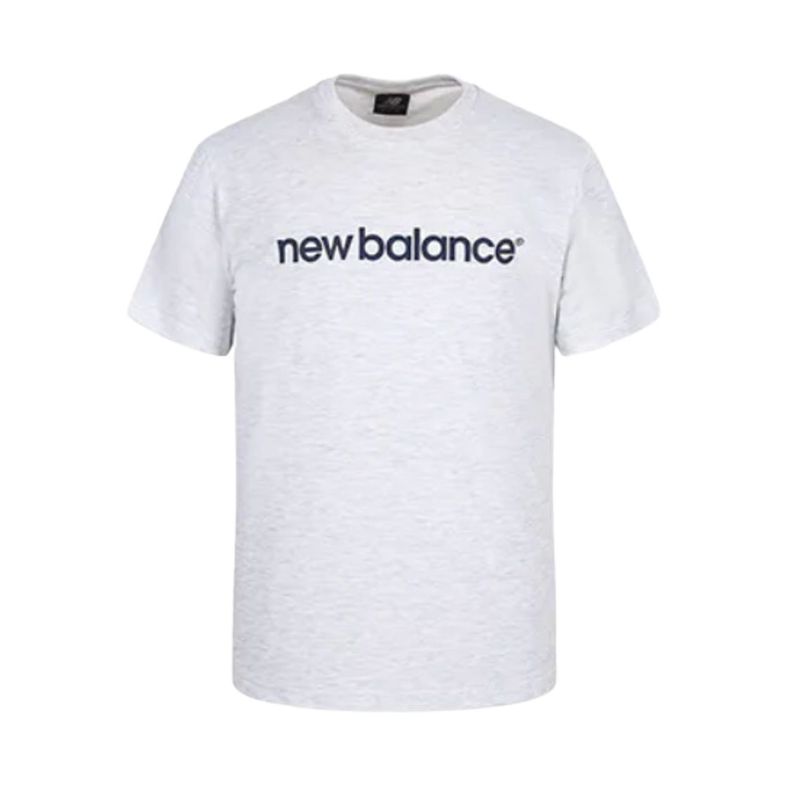 뉴발란스 에센셜 레터링 로고 티셔츠 라이트 그레이(New Balance Essential Lettering Logo T-Shirt Light Grey)