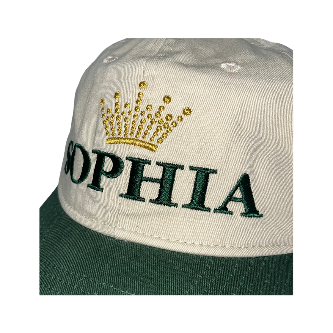 마스컴퍼니 소피아 크라운 캡 그린/크림(Mascompany Sophia Crown Cap Cream/Green) - 3