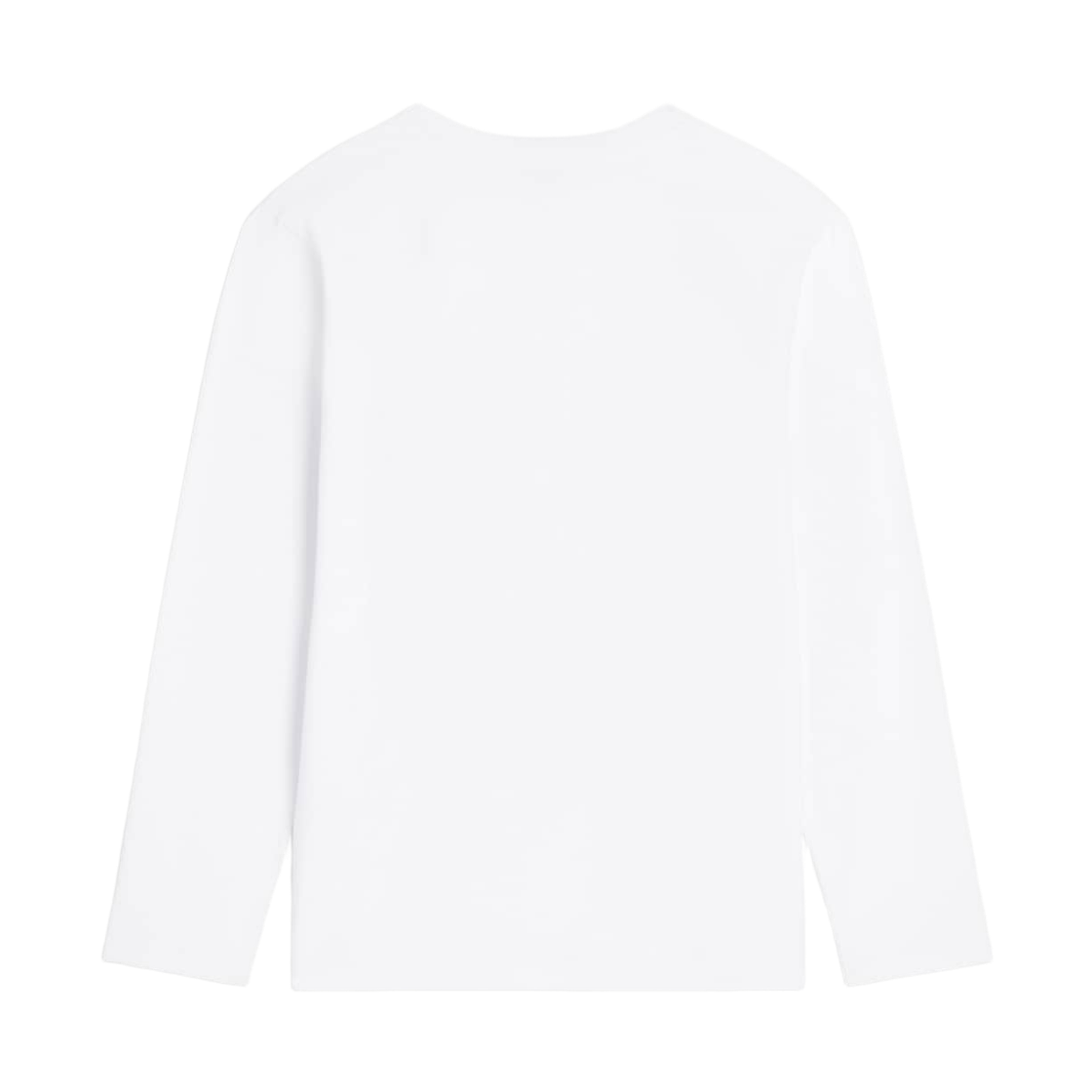 (W) 셀린느 롱슬리브 티셔츠 코튼 저지 오프 화이트 블랙((W) Celine Long Sleeved T-Shirt in Cotton Jersey Off White Black) - 2
