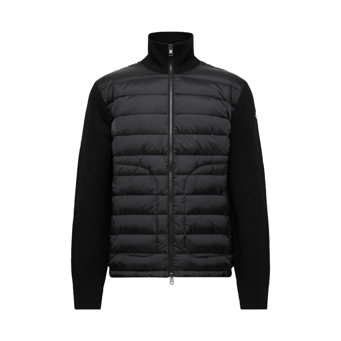 L2-091-9B50700-A9341-999 Moncler Padded Zip-Up Cardigan Black - 26FW