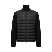 Moncler Padded Zip-Up Cardigan Black - 26FW