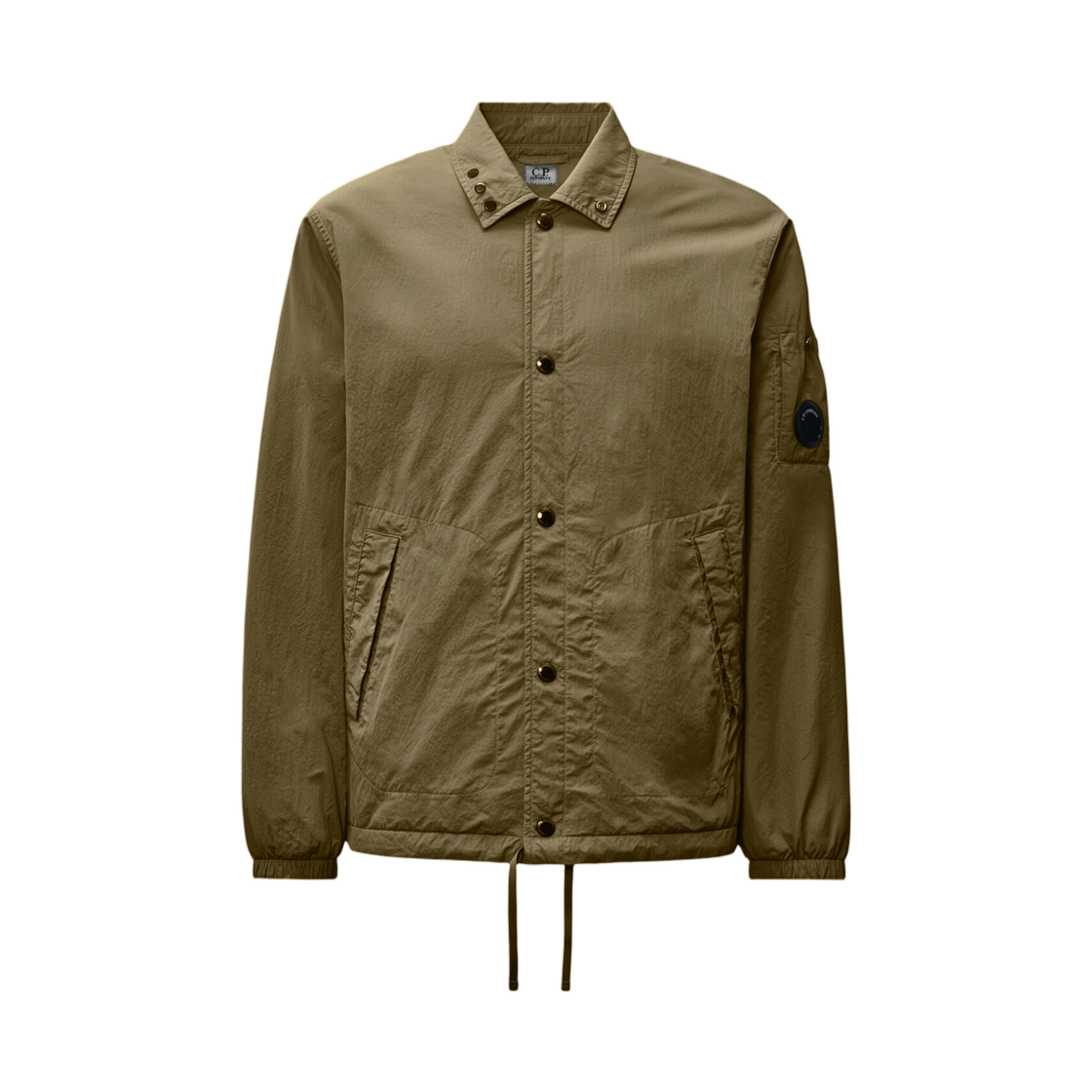 21CMOW044A110535G683 C.P. Company Heavy Chrome-R Coach Lens Jacket Ivy Green - 26FW