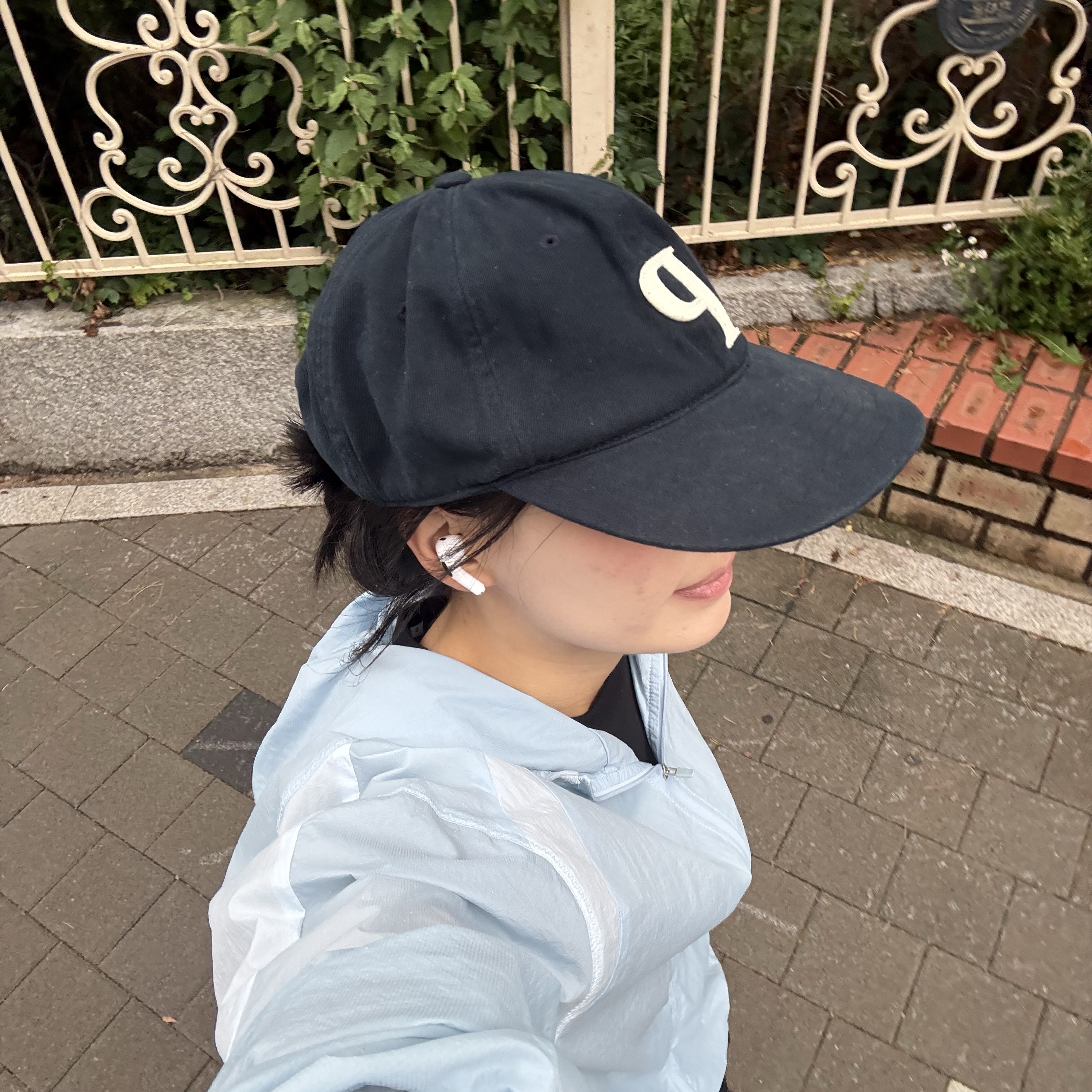 Sansan Gear Paneled Jacket Sky Blue - 25SS 착용 스타일 - 2