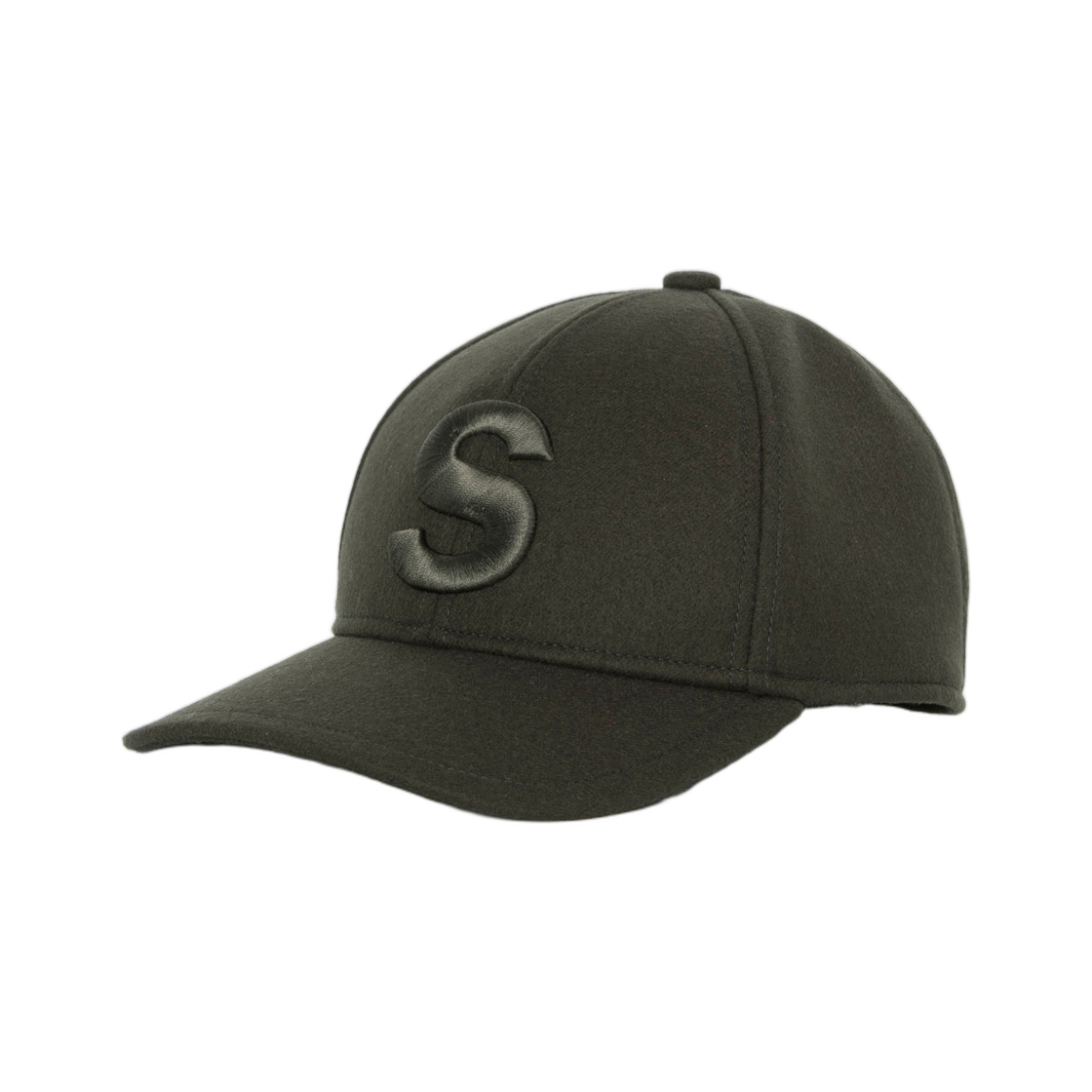사카이 S 캡 울 멜튼 D/카키(Sacai S Cap Wool Melton D/Khaki)