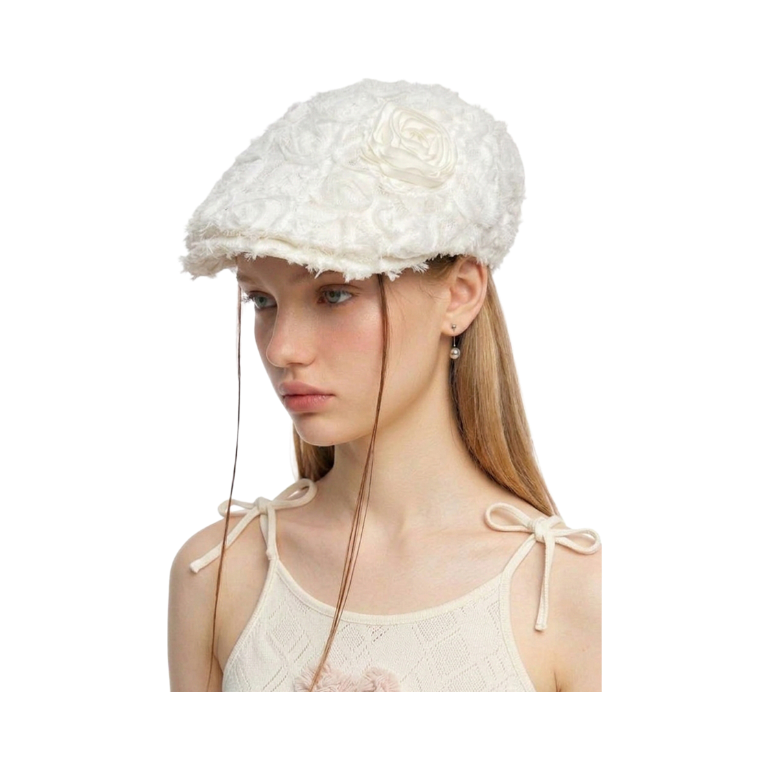 더그레이티스트 플라워 헌팅캡 화이트(THE GREATEST Flower Huntingcap White) - 2