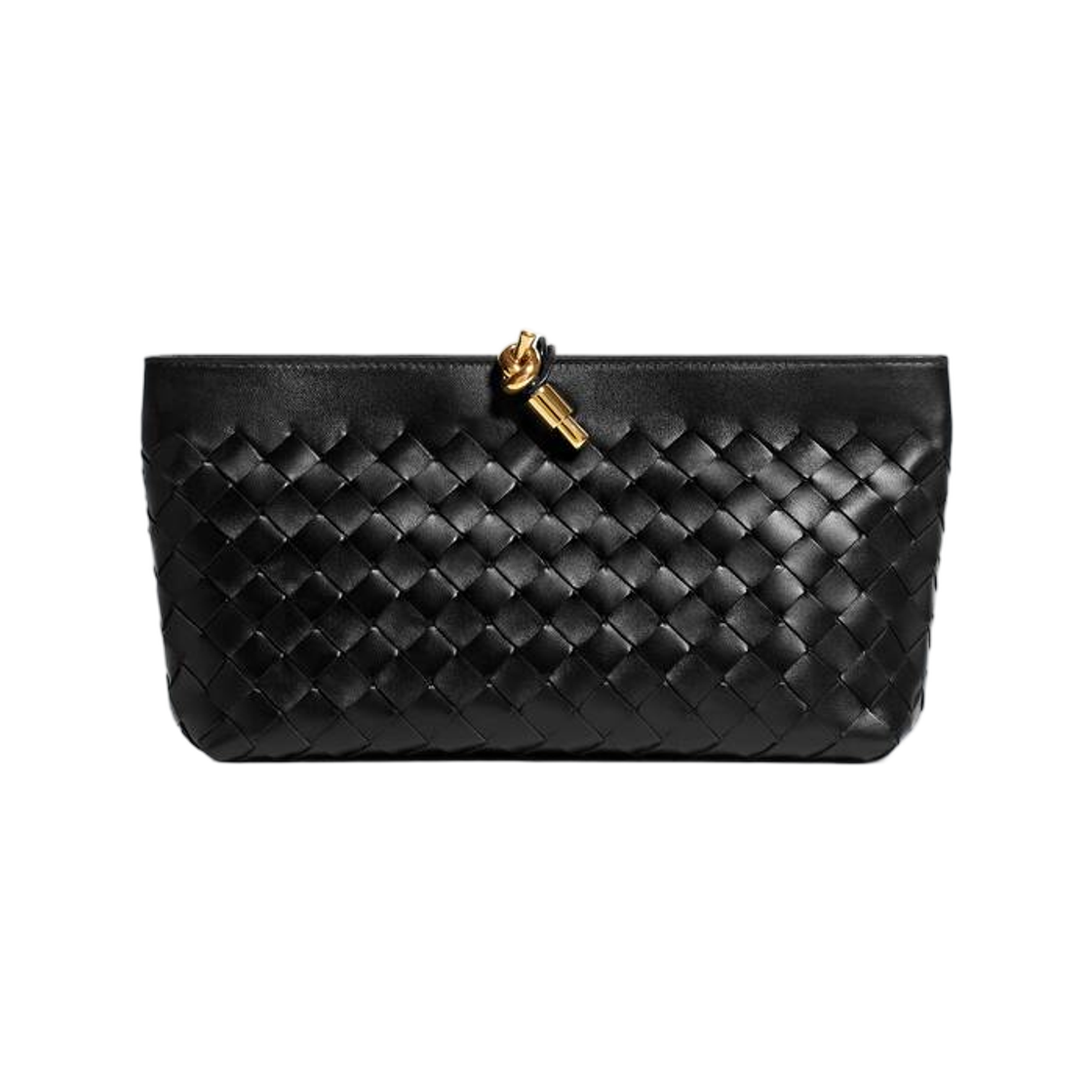 876344VCPP01019 Bottega Veneta Andiamo Boat Pouch Black