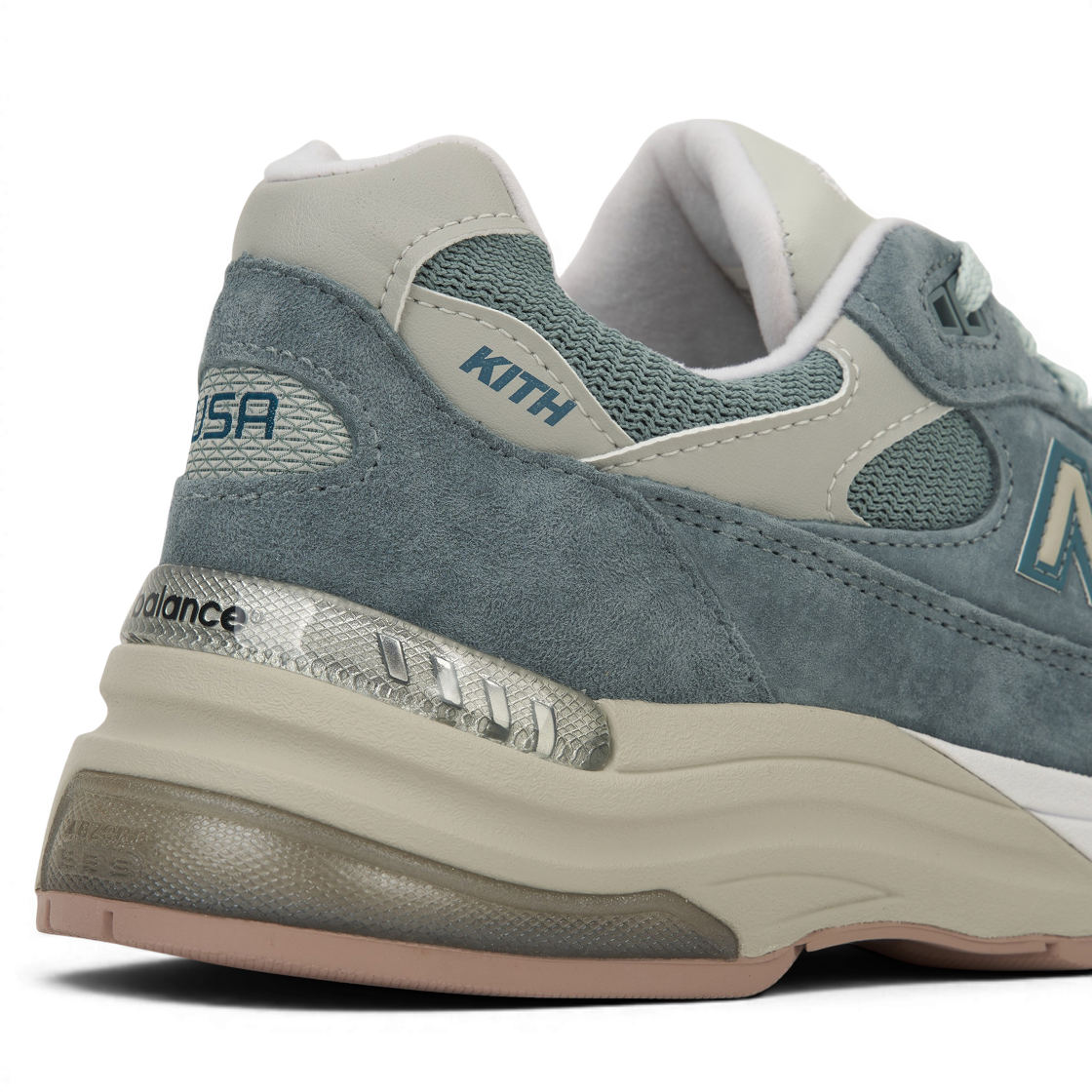 뉴발란스 x 키스 992 메이드 인 USA 에게안 블루 오이스터(New Balance x Kith 992 Made in USA Aegean Blue Oyster) - 8