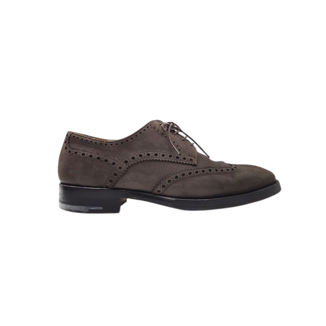 IT2DGMHQ2AMS Hermes Suede Lace-Up Oxford Shoes L368956