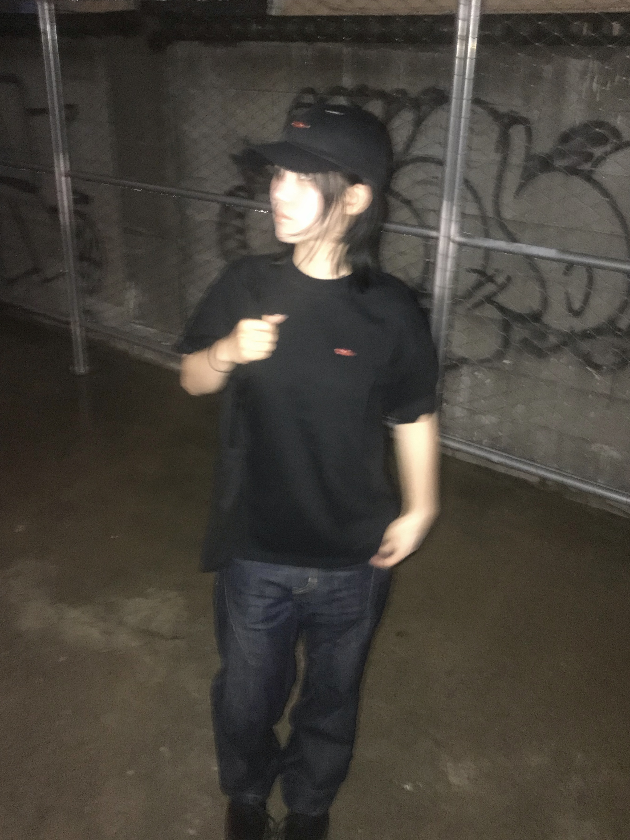 AKRYL Jersey Tee Super Black - 26FW, AKRYL Icon Cap Black - 26FW 착용 스타일 - 4