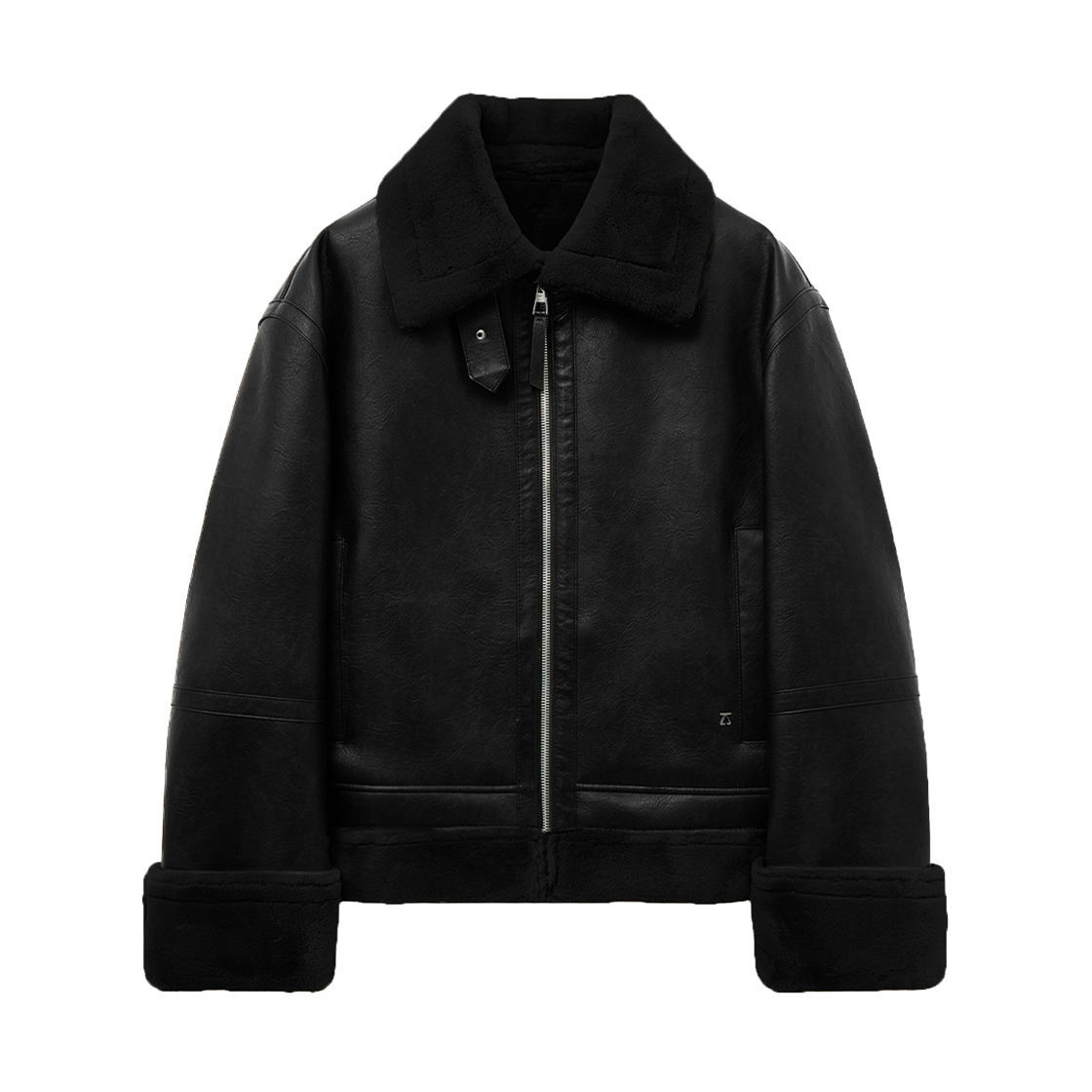 지오송지오  에비에이터 시어링 자켓 블랙 ZI6MU701BK(ZIOSONGZIO Aviator Shearing Jacket Black)