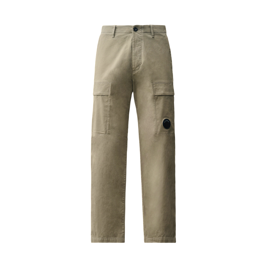 C.P. 컴퍼니 스트레치 사틴 레귤러 카고 팬츠 폴른 락 베이지 - 26FW(C.P. Company Stretch Sateen Regular Cargo Pants Fallen Rock Beige - 26FW)