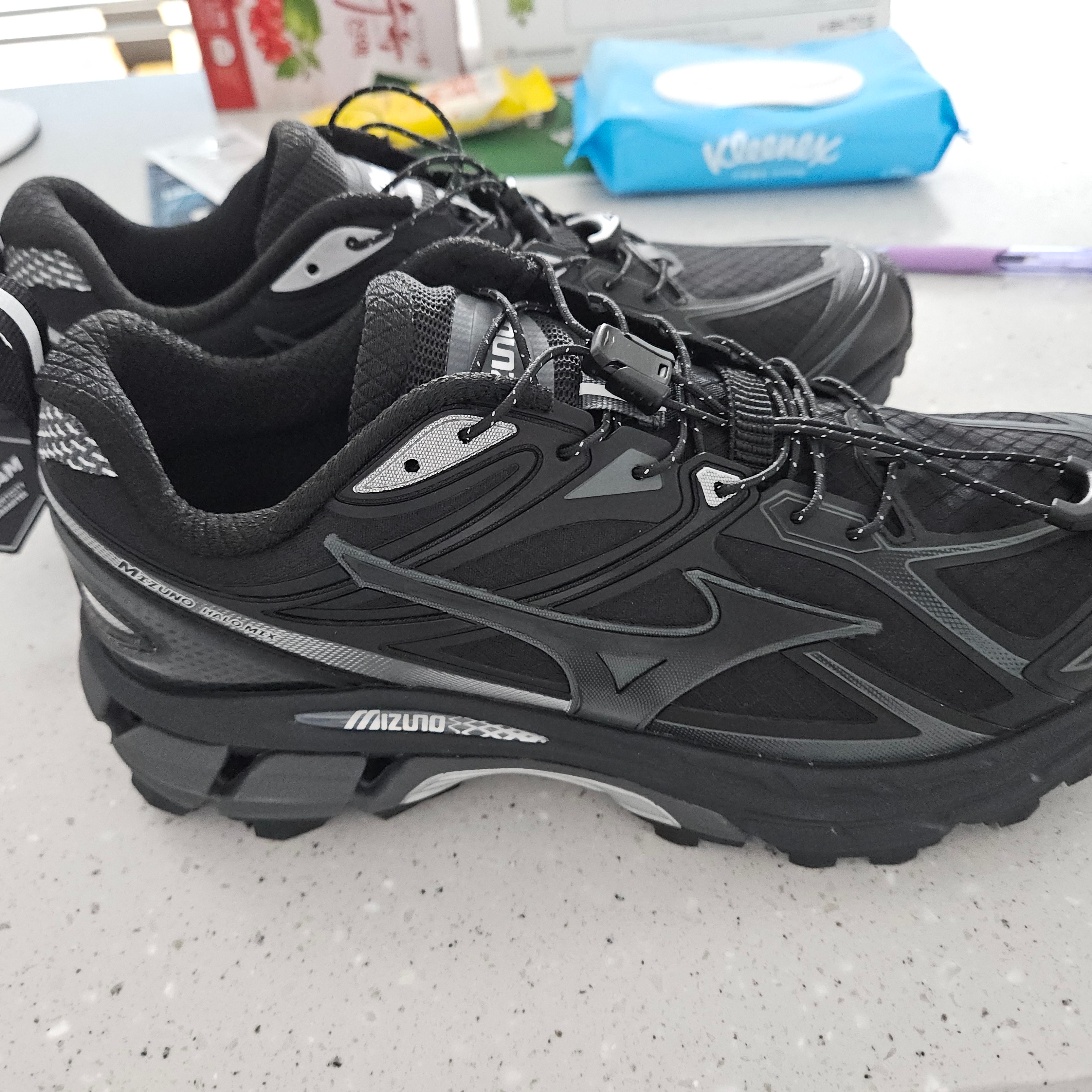 Mizuno Halo Mix TL Black Silver 착용 스타일 - 1