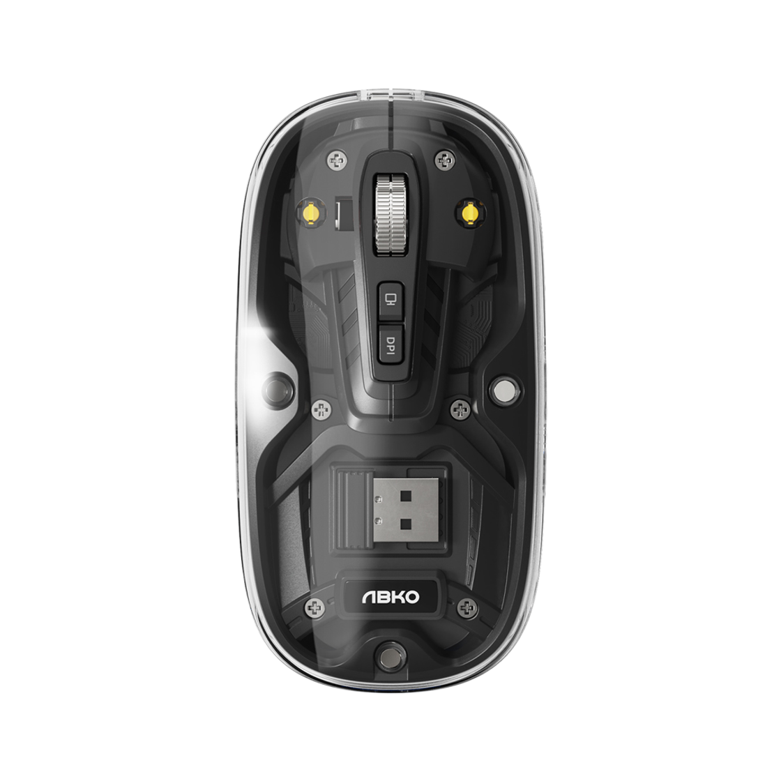 앱코 APM03 오피스에어 저소음 무선 블루투스 저소음 마우스(ABKO APM03 Office Air Low Noise Wireless Bluetooth Low Noise Mouse) - 2