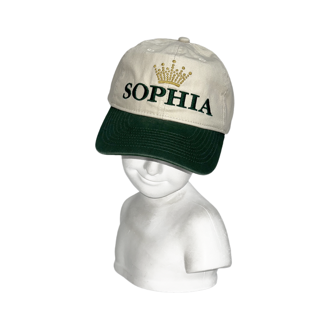 마스컴퍼니 소피아 크라운 캡 그린/크림(Mascompany Sophia Crown Cap Cream/Green) - 2