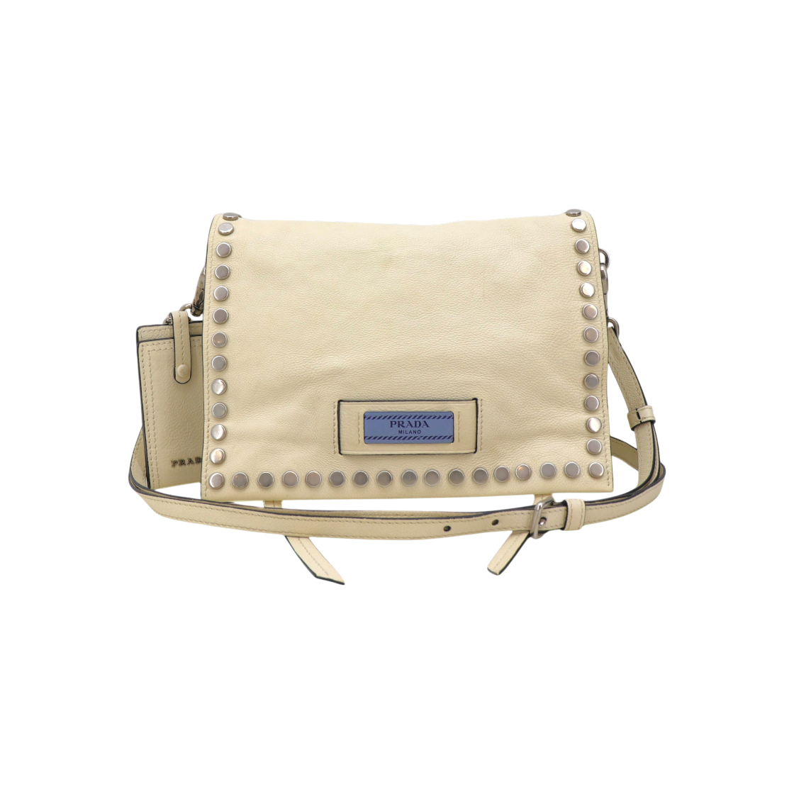ITBSH3P6KCVF Prada Etiquette Studded Bag 1BD082