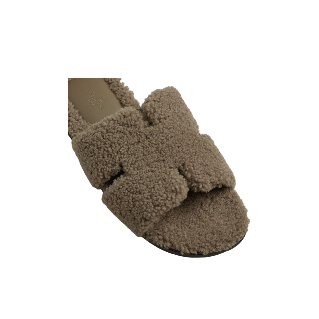 에르메스 이즈미르 샌들 셔링 & 에뚜쁘(Hermes Izmir Sandal Shearling & Etoupe) - 3
