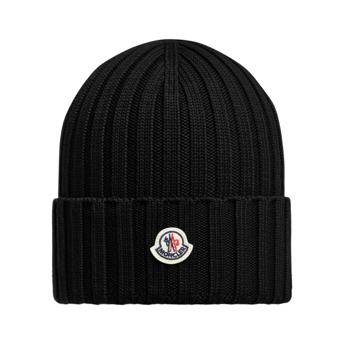 L2-093-3B00036-A9327-999 (W) Moncler Logo Wool Beanie Black - 26FW