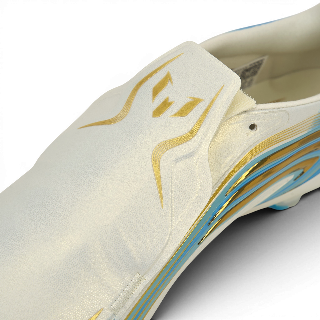아디다스 F50 메시 엘리트 펌 그라운드 아이보리 세미 블루 버스트(Adidas F50 Messi Elite Firm Ground Ivory Semi Blue Burst) - 7