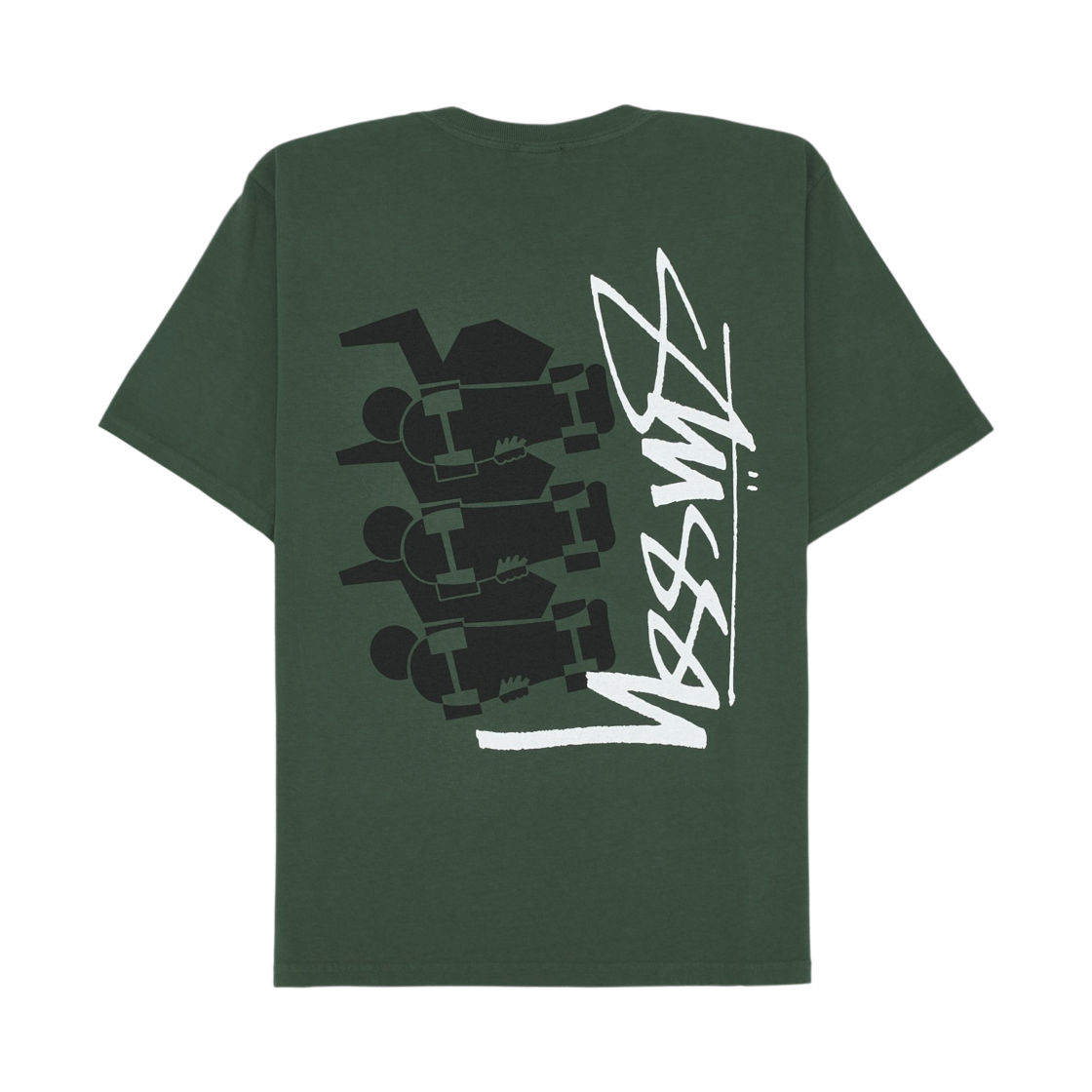 1905178 Stussy Stack Pigment Dyed T-Shirt Pine