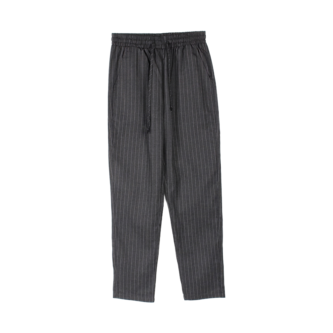 GC8611 GCLIP Banded Stripe Slacks Gray