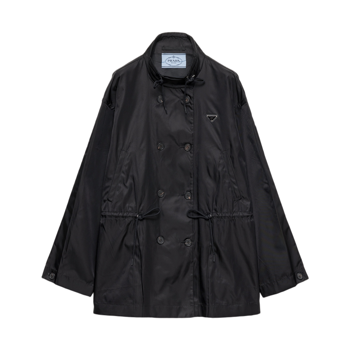 292391-1WQ8-F0002 (W) Prada Re-Nylon Rain Jacket Black