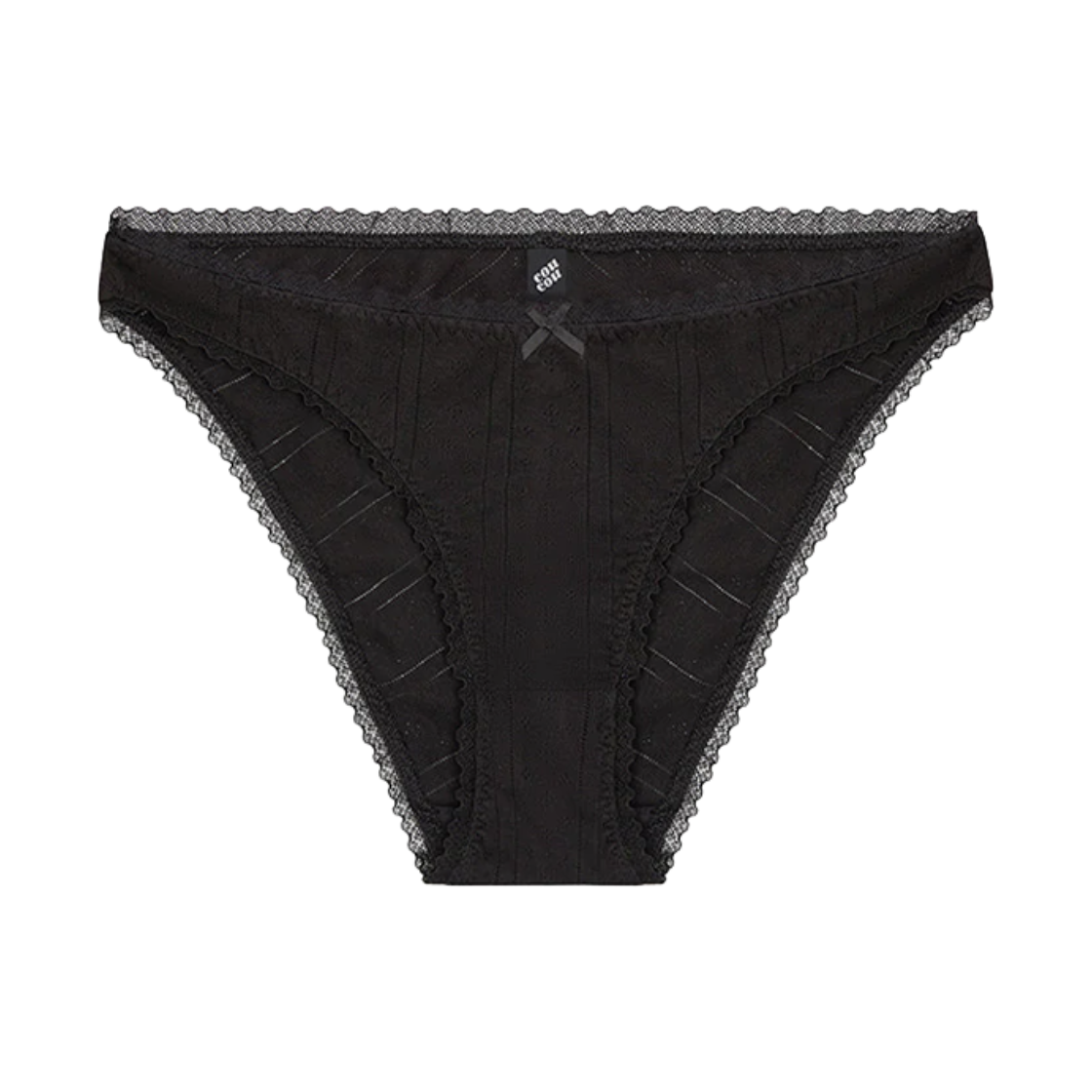 쿠쿠 인티메이트 우먼 더 하이 라이즈 블랙 - 26FW(Cou Cou Intimates Women The High Rise Black - 26FW) - 1