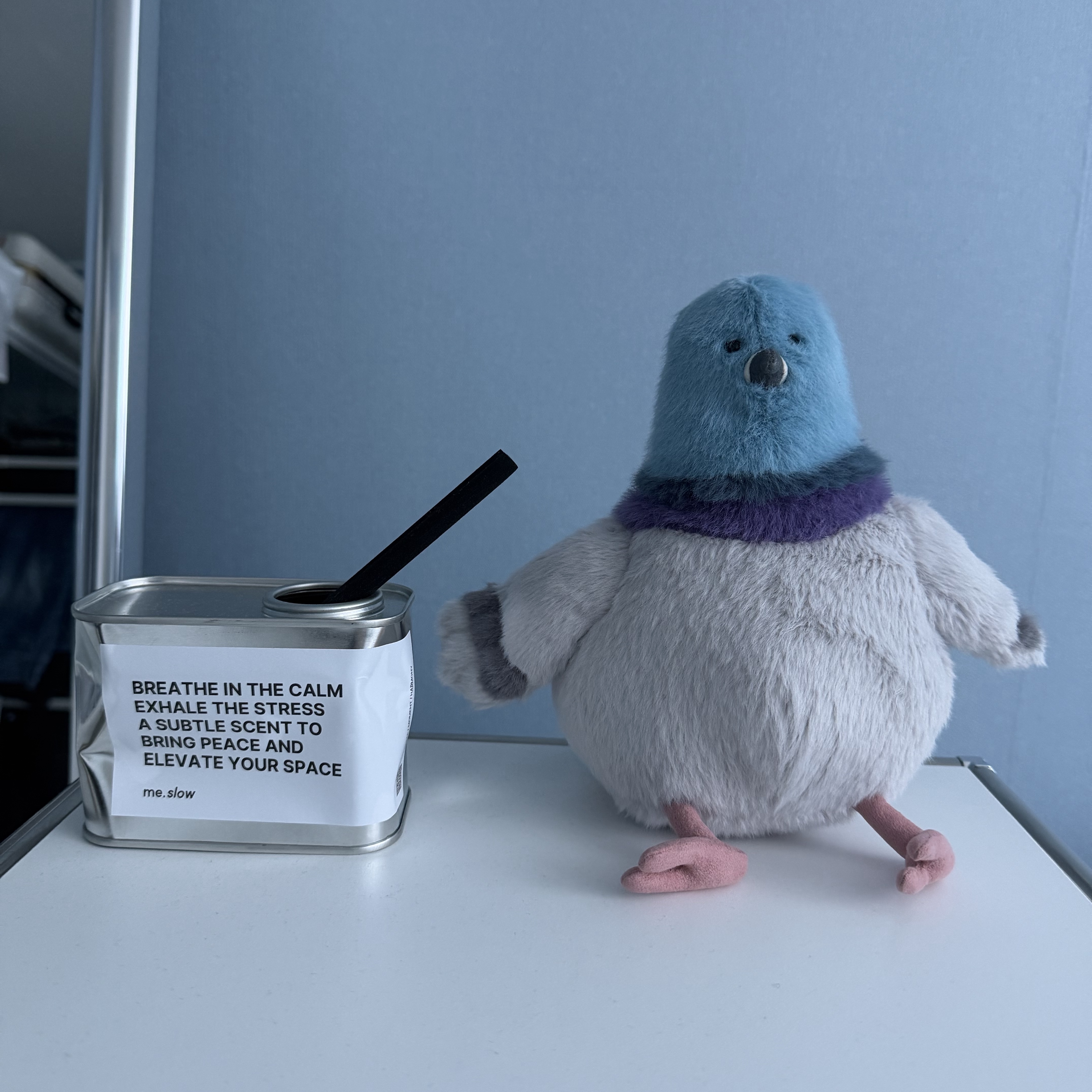 Jellycat Strutton Pigeon Blue 착용 스타일