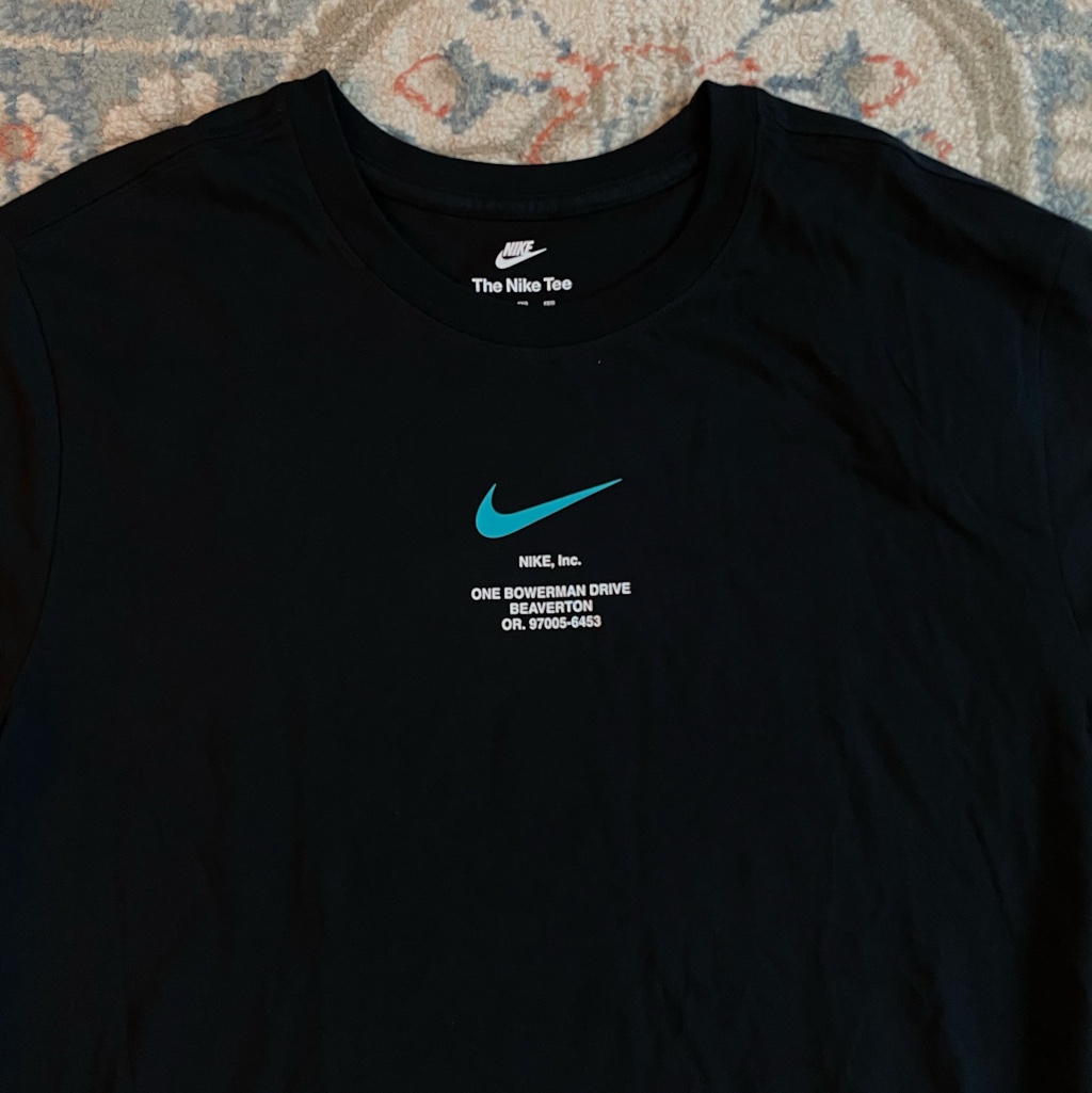 Nike NSW Athletic T-Shirt Black Dusty Cactus - Asia 착용 스타일 - 2