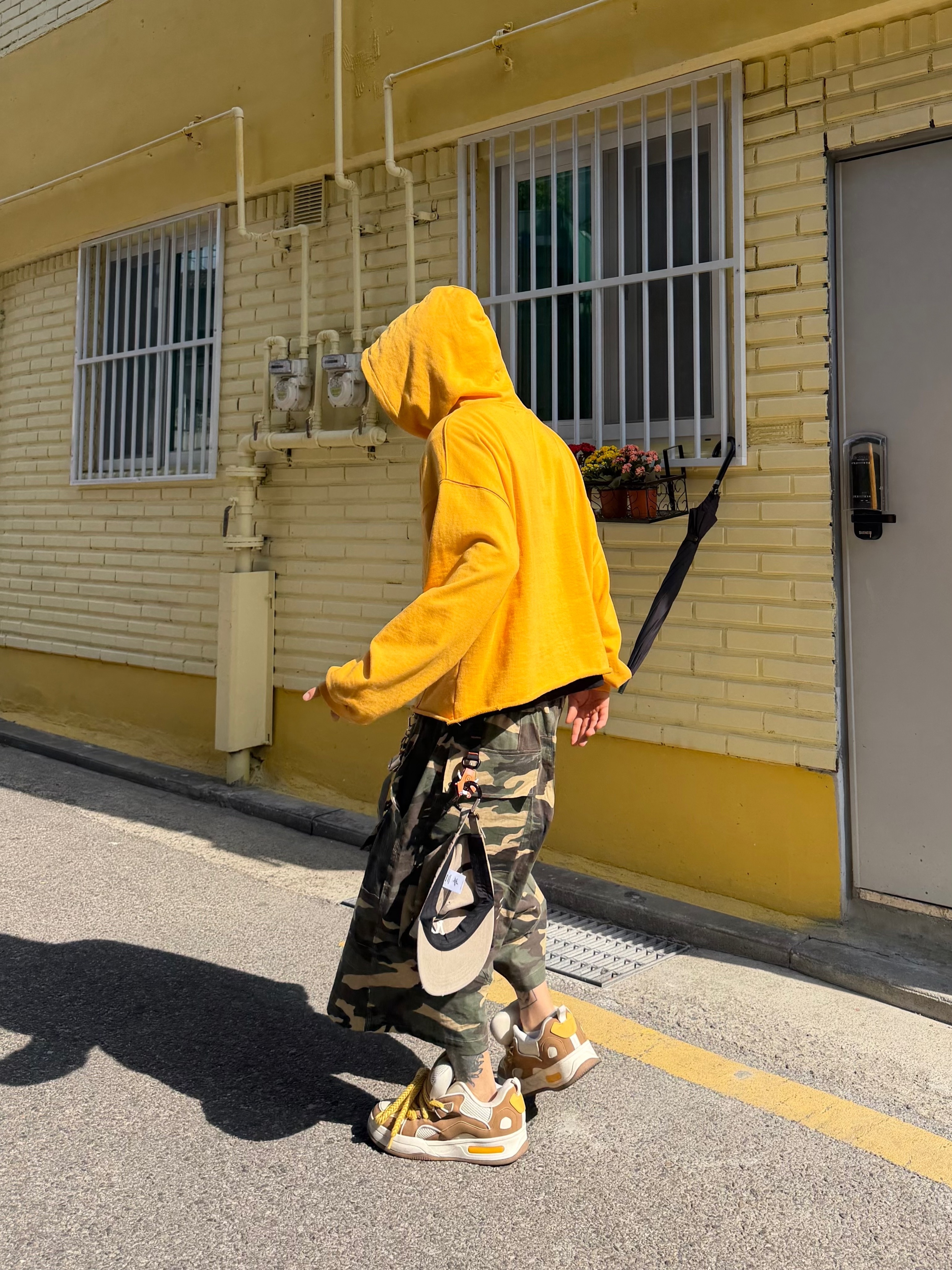 Wapworks Field Safety Bermuda Camo 착용 스타일 - 1