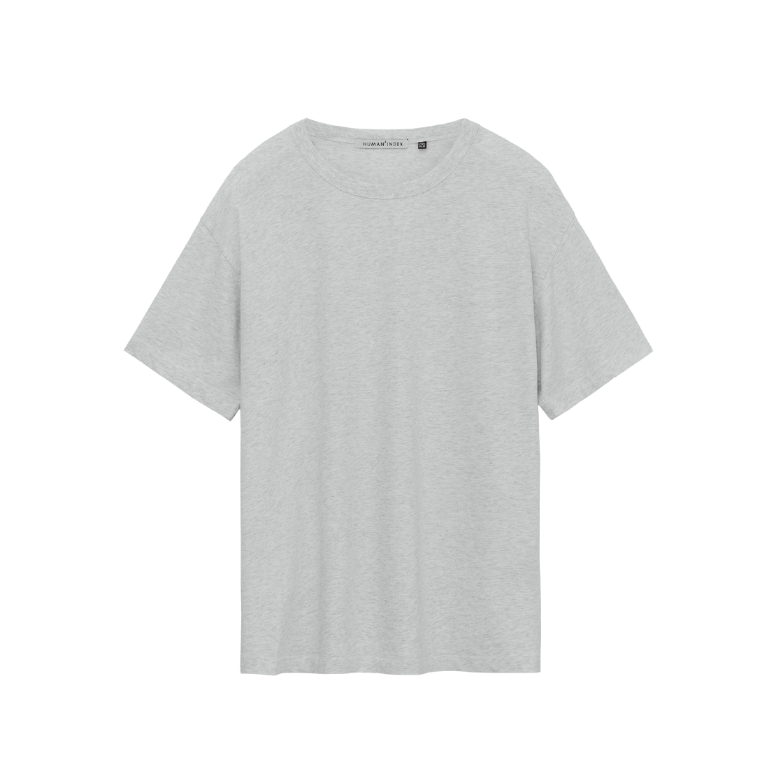 폴리테루 휴먼인덱스 휴먼 베이시카 티셔츠 라이트 멜란지(Polyteru Human Index Human Basica T-Shirt Light Melange)