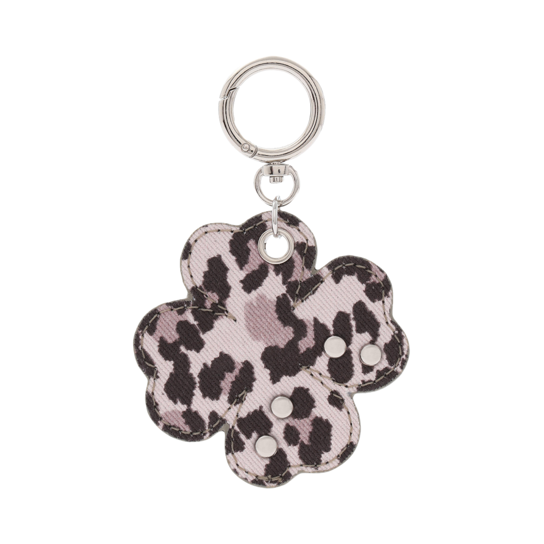포어필 클로버 키링 레오파드 핑크(For Appeal Clover Keyring Leopard pink)