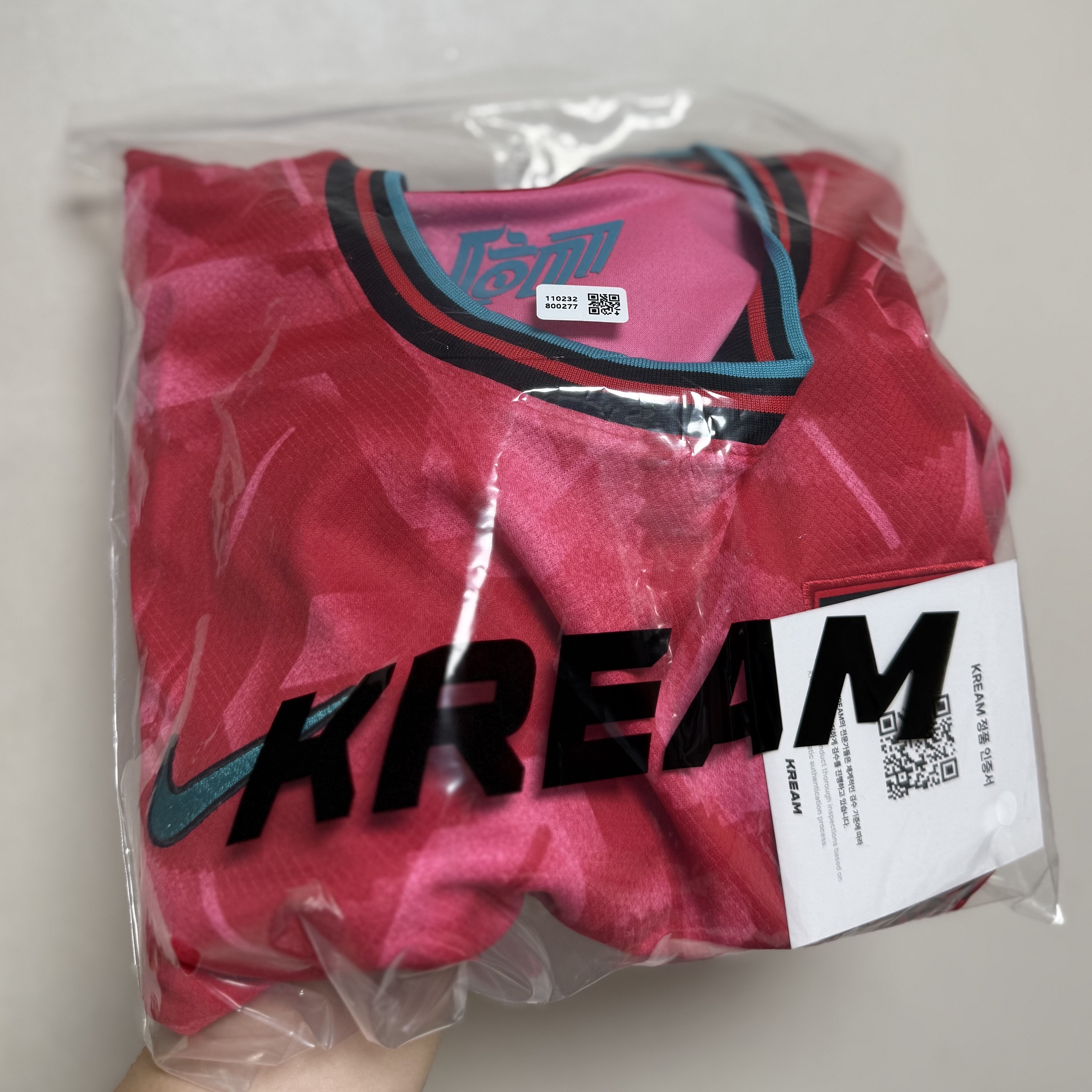 Nike Korea 2023/24 Dri-Fit Stadium Home Replica Jersey Black Global Red - Asia (Non Marking Ver.) 착용 스타일