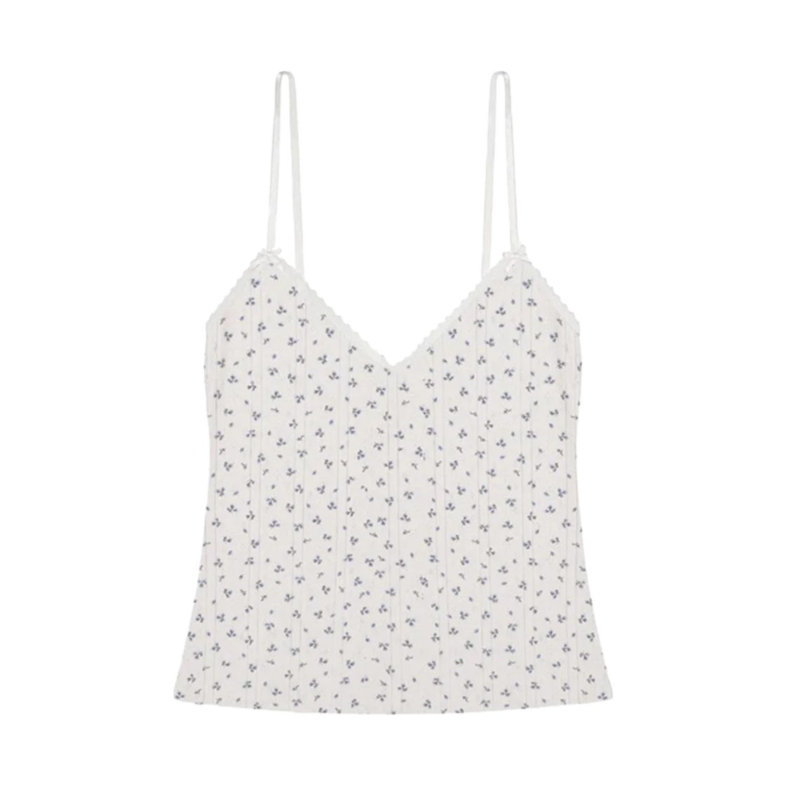 쿠쿠 인티메이트 우먼 더 롱 캐미 블루 필드 - 26FW(Cou Cou Intimates Women The Long Cami Blue Fields - 26FW) - 1