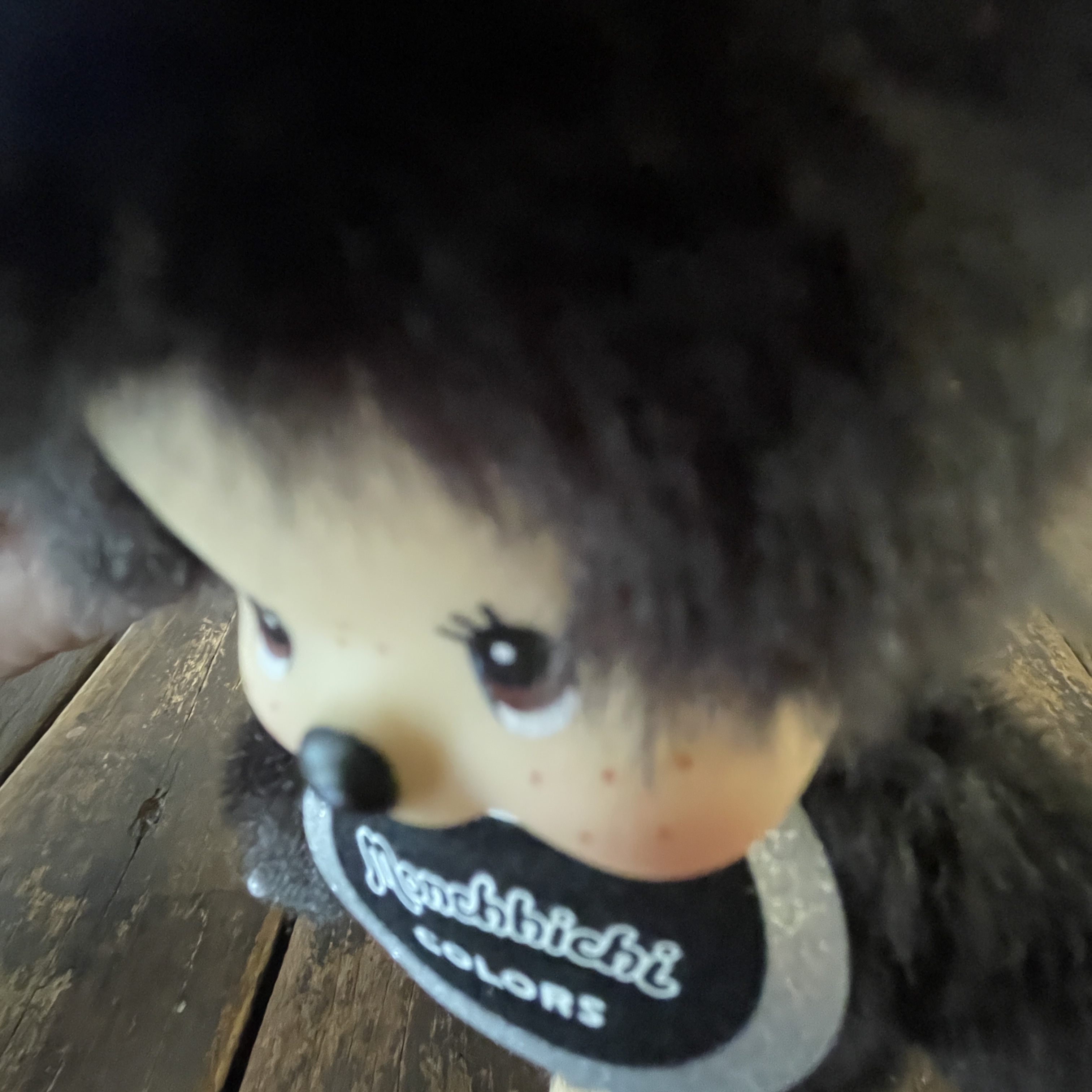 Monchhichi Colors Key Chain Black 착용 스타일 - 5