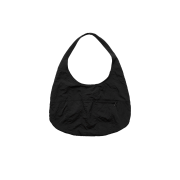 Polyteru Women Grid Round Bag Black