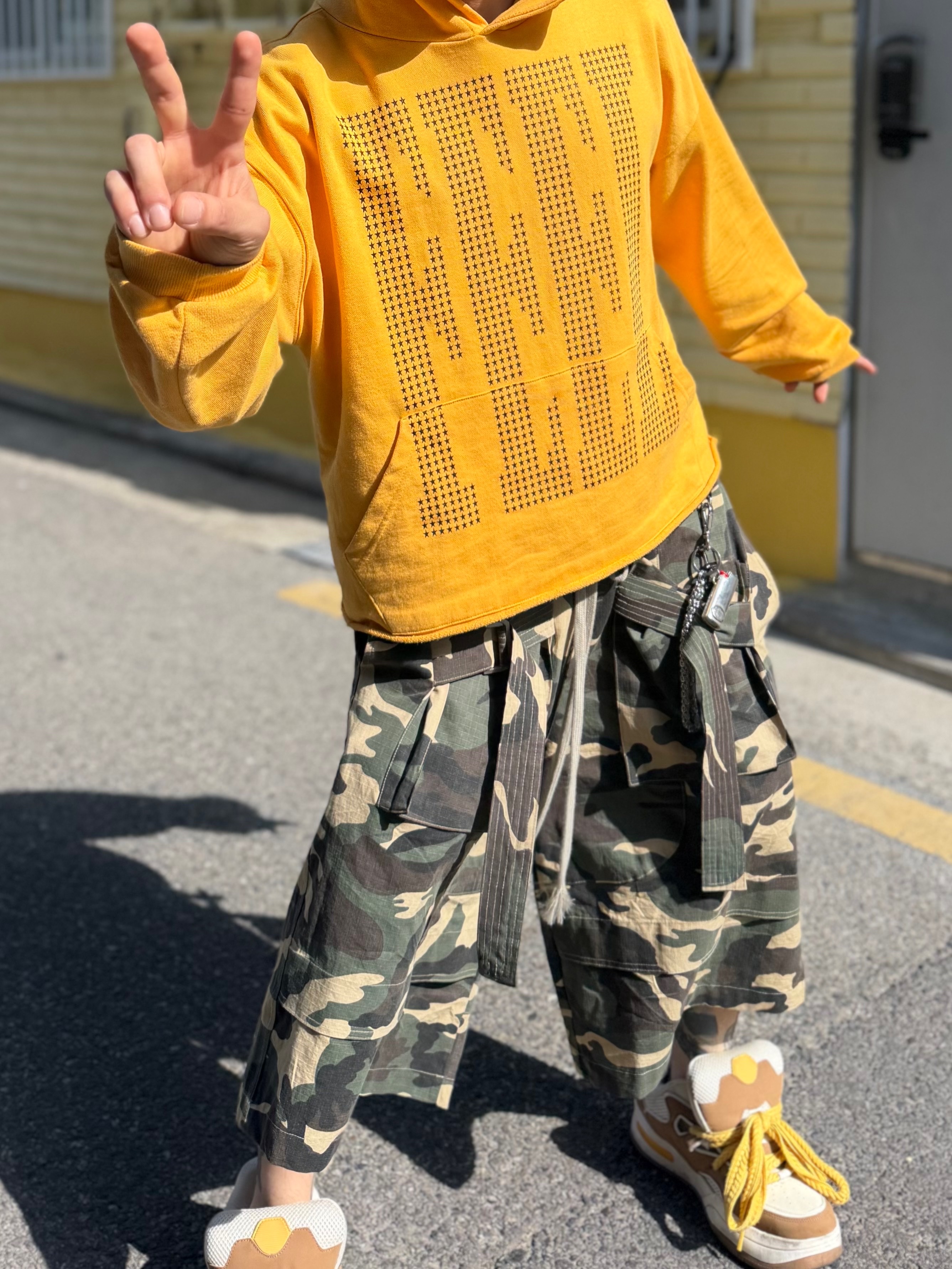 Wapworks Field Safety Bermuda Camo 착용 스타일 - 7