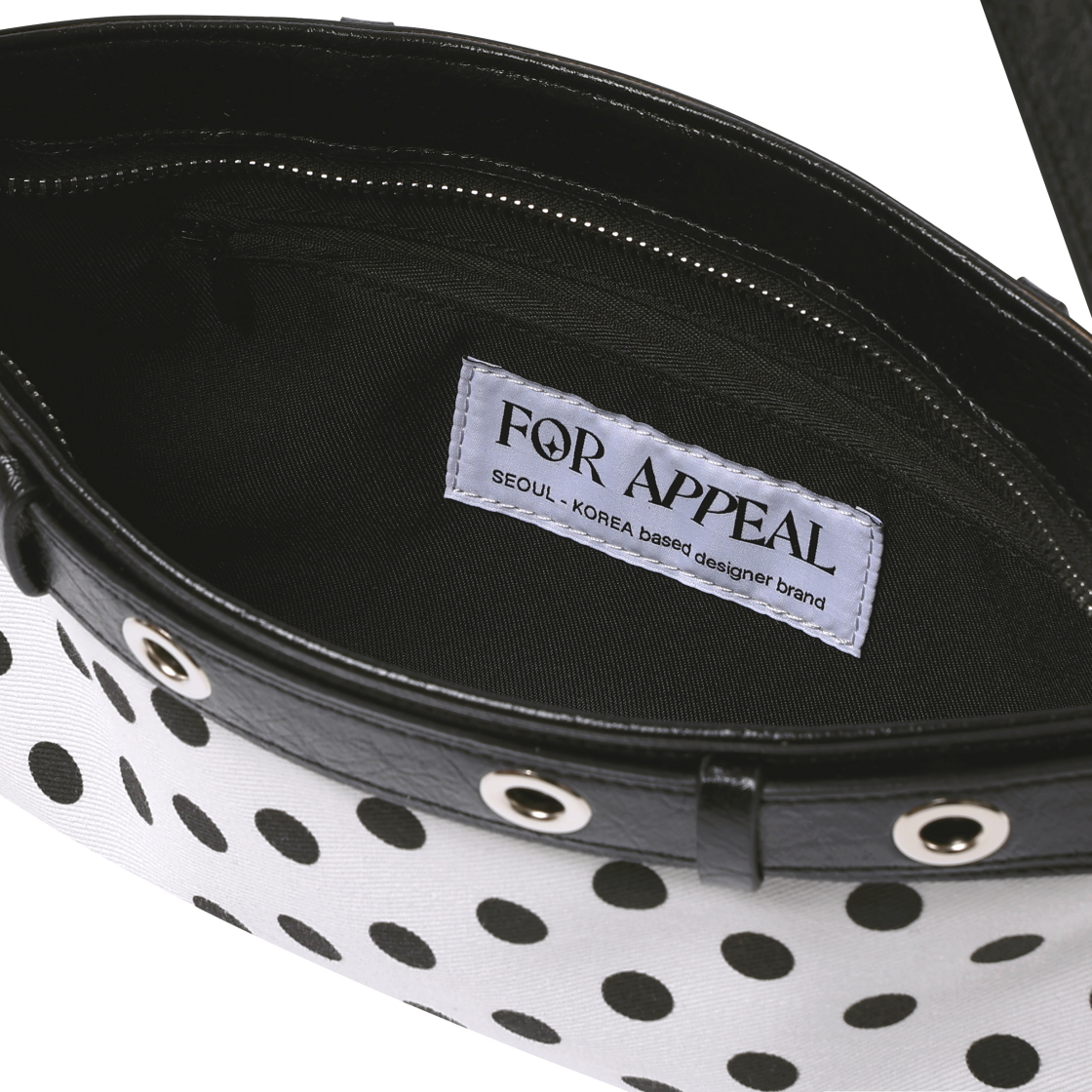 포어필 링링백 도트 블랙(For Appeal Ring Ring Bag Dot black) - 4