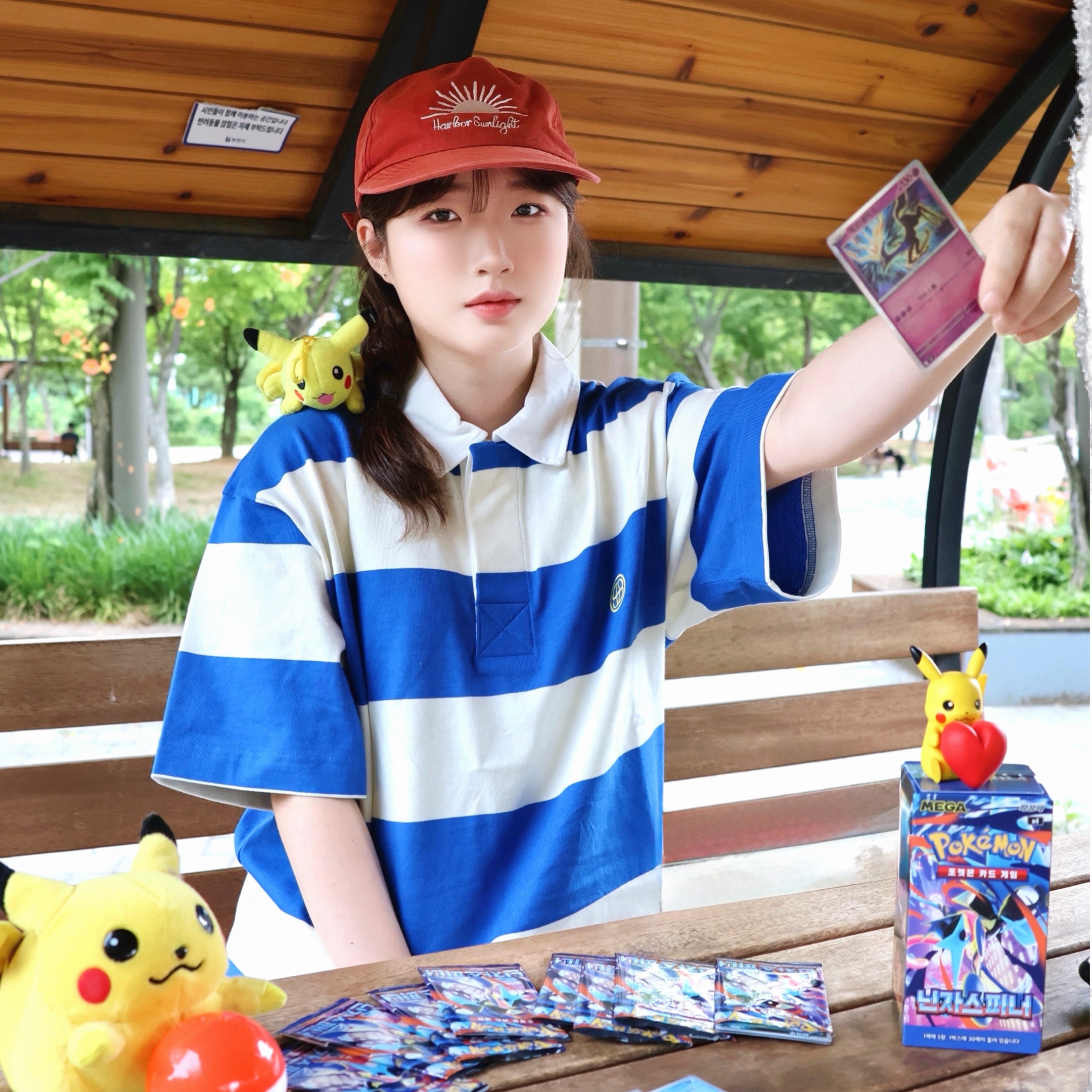 Pokemon TCG MEGA Expansion Pack Ninja Spinner 1 Box (Pack of 30/Korean Ver.) 착용 스타일 - 7
