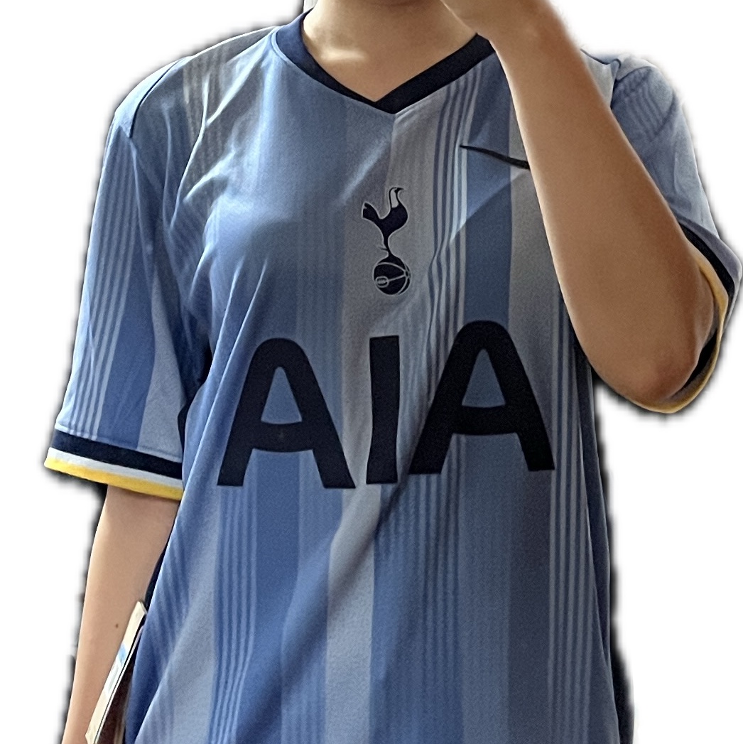 Nike Tottenham Hotspur 2024/25 Dri-Fit Stadium Away Jersey Cobalt Bliss (Non Marking Ver.) 착용 스타일