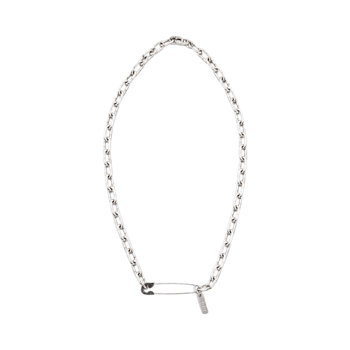 로맨티누어 SN.226 세이프티 핀 체인 목걸이(ROMANTINUER SN.226 Safety Pin Chain Necklace)