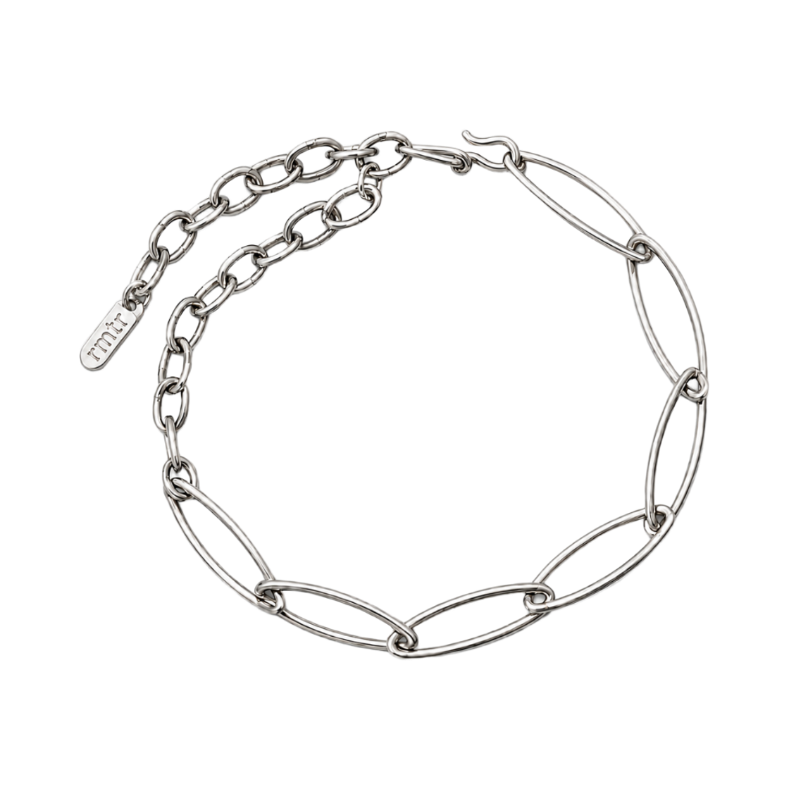 로맨티누어 SN.234 롱 오벌 링크 써지컬스틸 팔찌(ROMANTINUER SN.234 Long Oval Link Surgical Steel Bracelet)