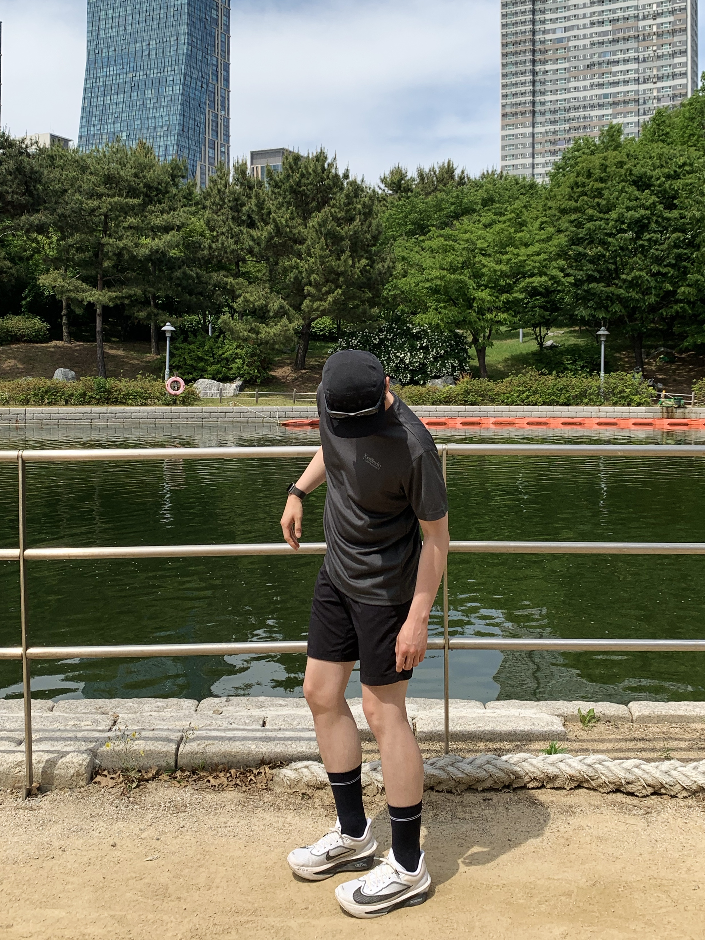 Nike Zoom Fly 6 White Smoke Grey, Ciele Athletics GOCap Comp Century Shadowcast 착용 스타일 - 3
