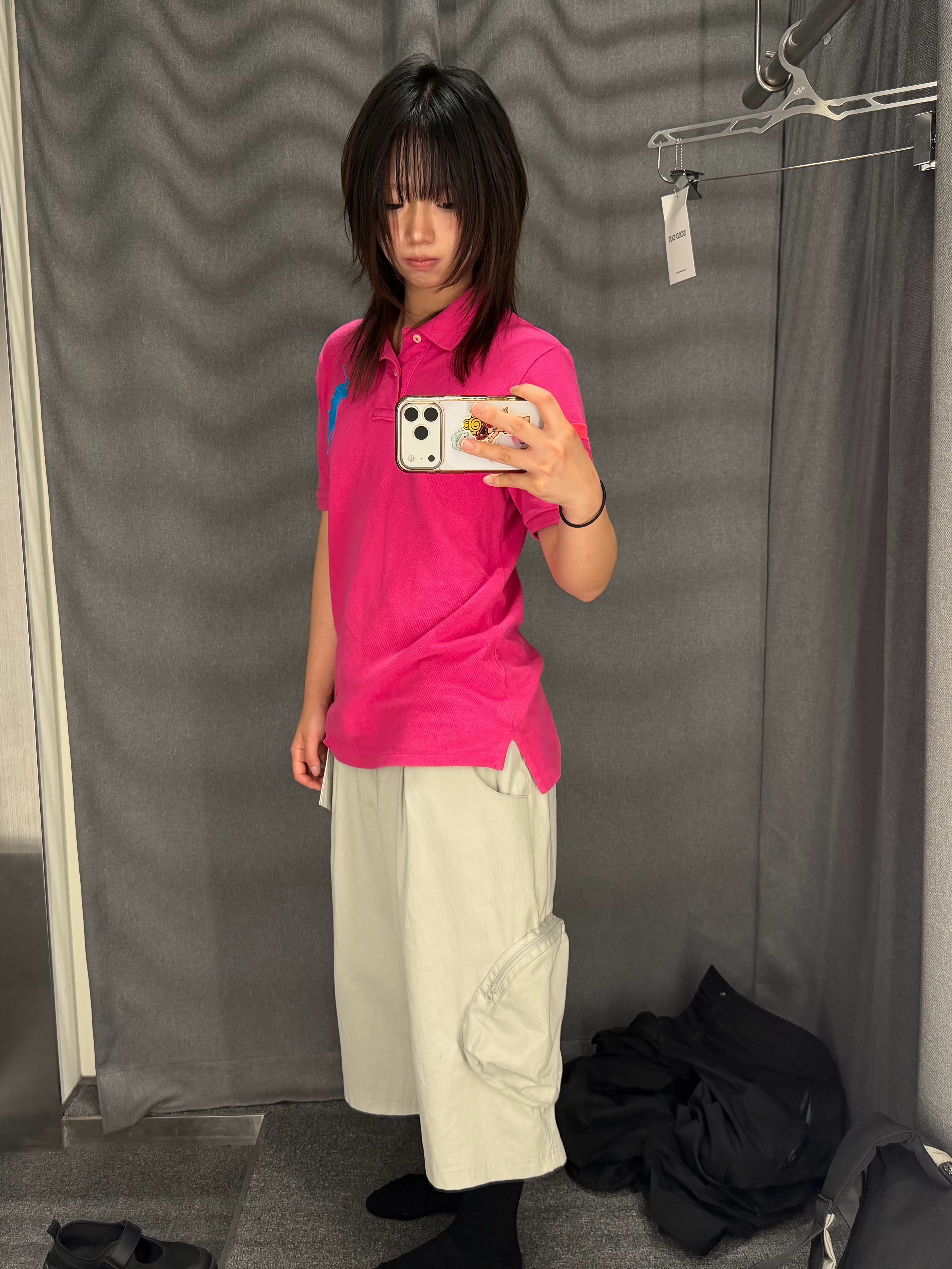 Sansan Gear Cargo Shorts Light Grey 착용 스타일 - 1