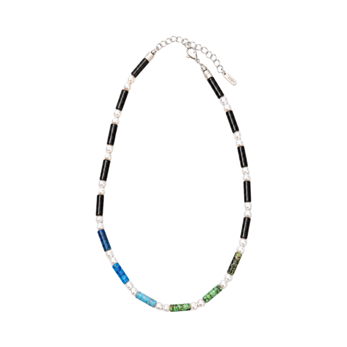 로맨티누어 SN.229 블랙 오닉스 진주 목걸이(ROMANTINUER SN.229 Black Onyx Pearl Necklace)