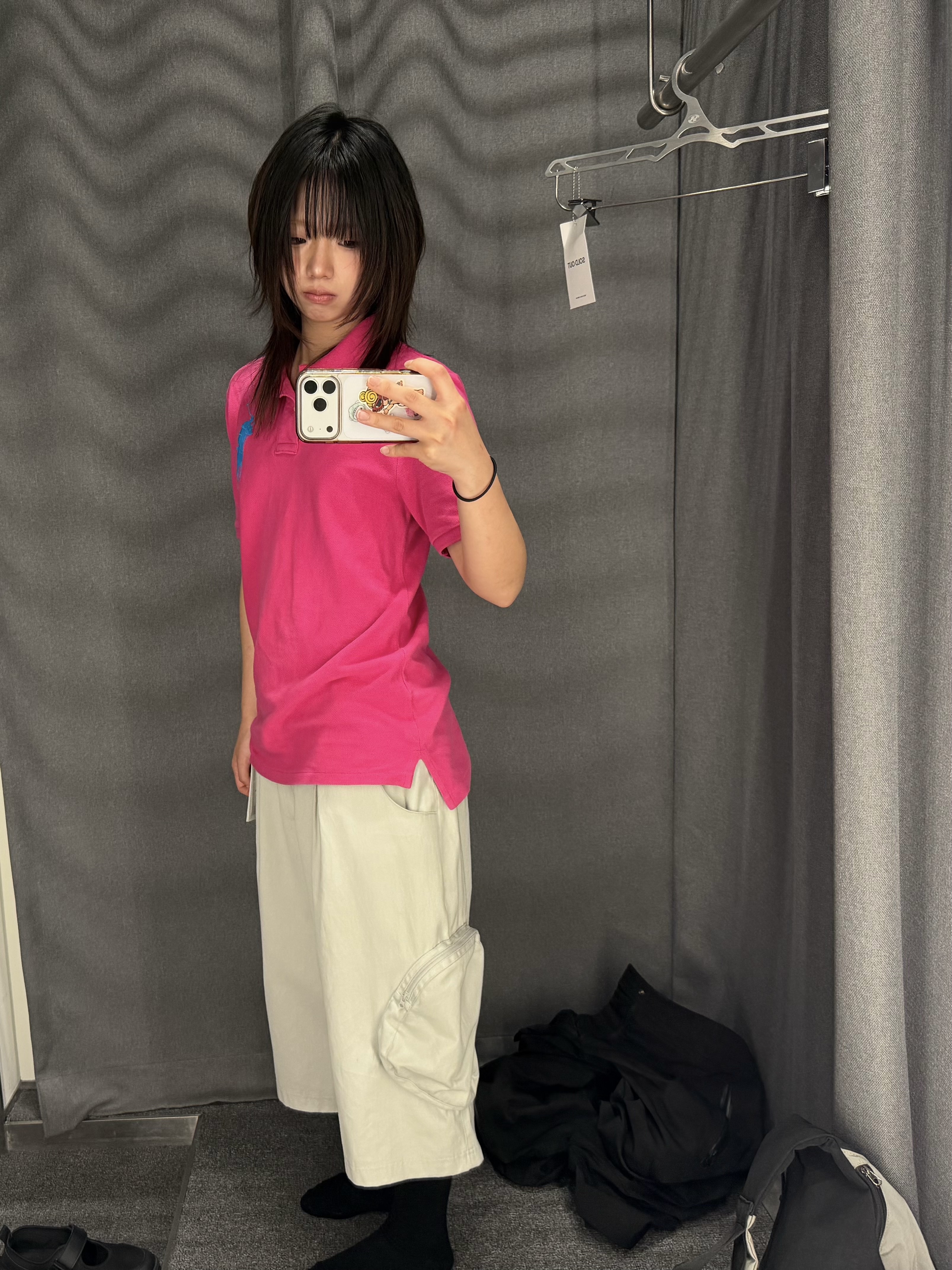 Sansan Gear Cargo Shorts Light Grey 착용 스타일 - 2